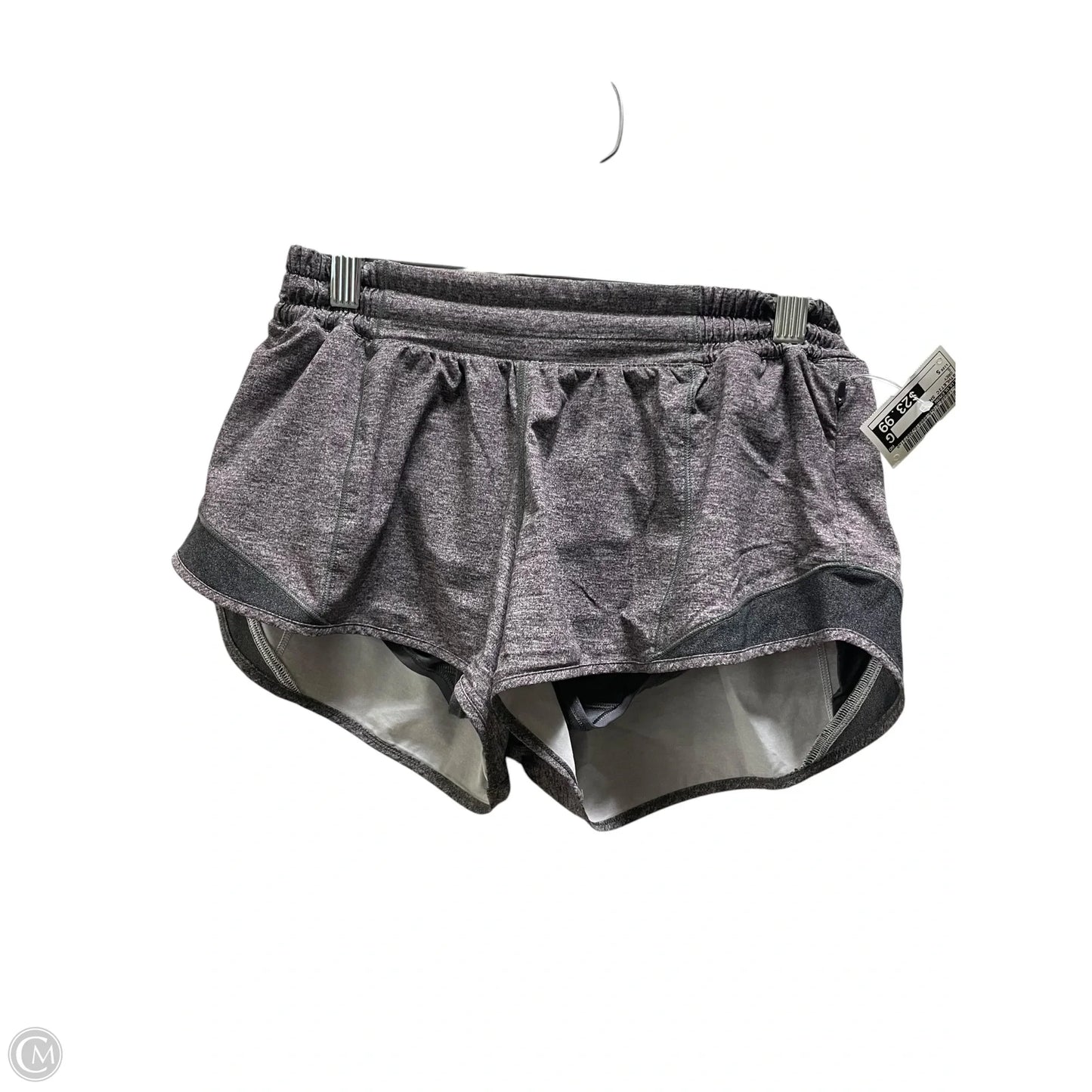Athletic Shorts By Lululemon In Grey, Size: S