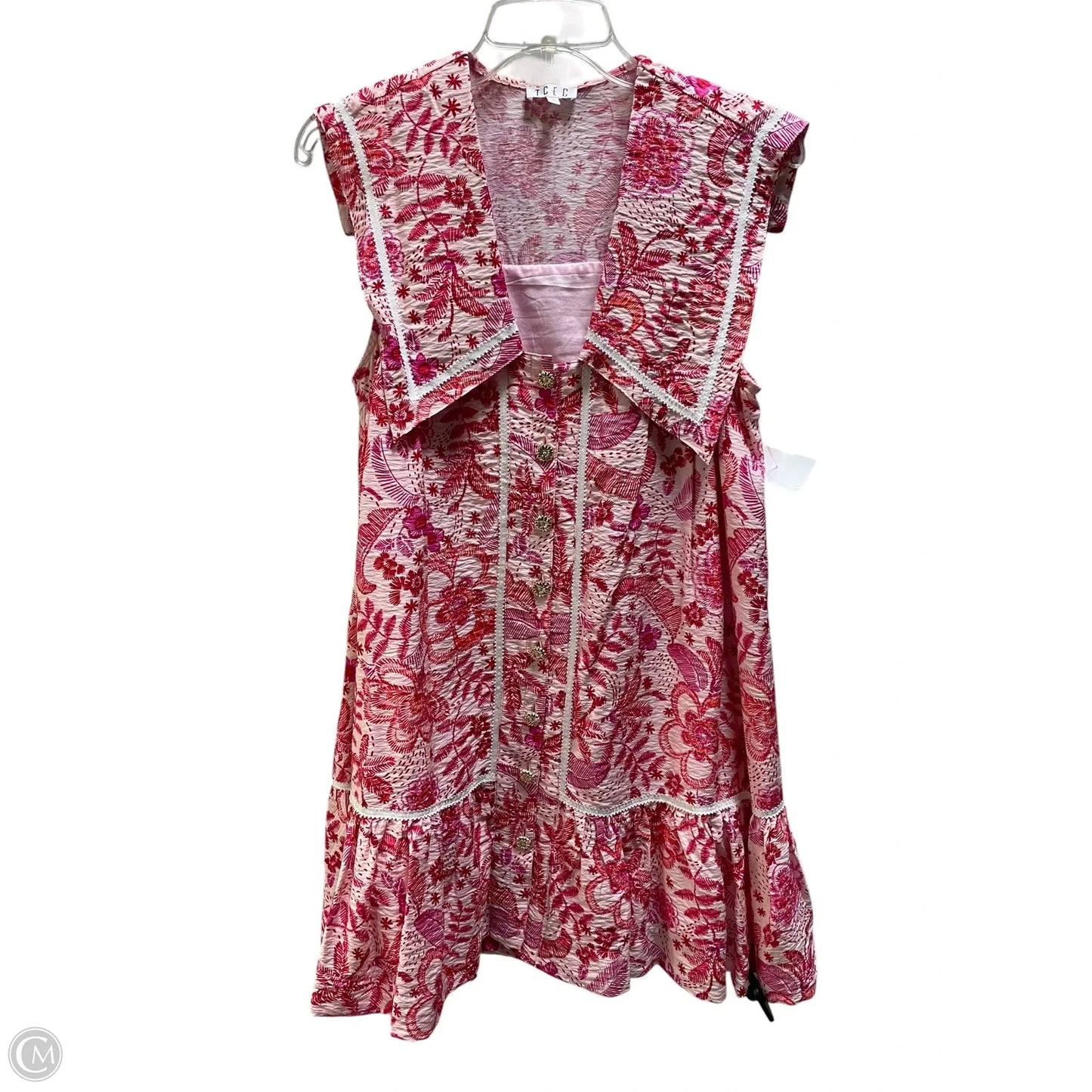 Dress Casual Midi By Tcec In Floral Print, Size: S