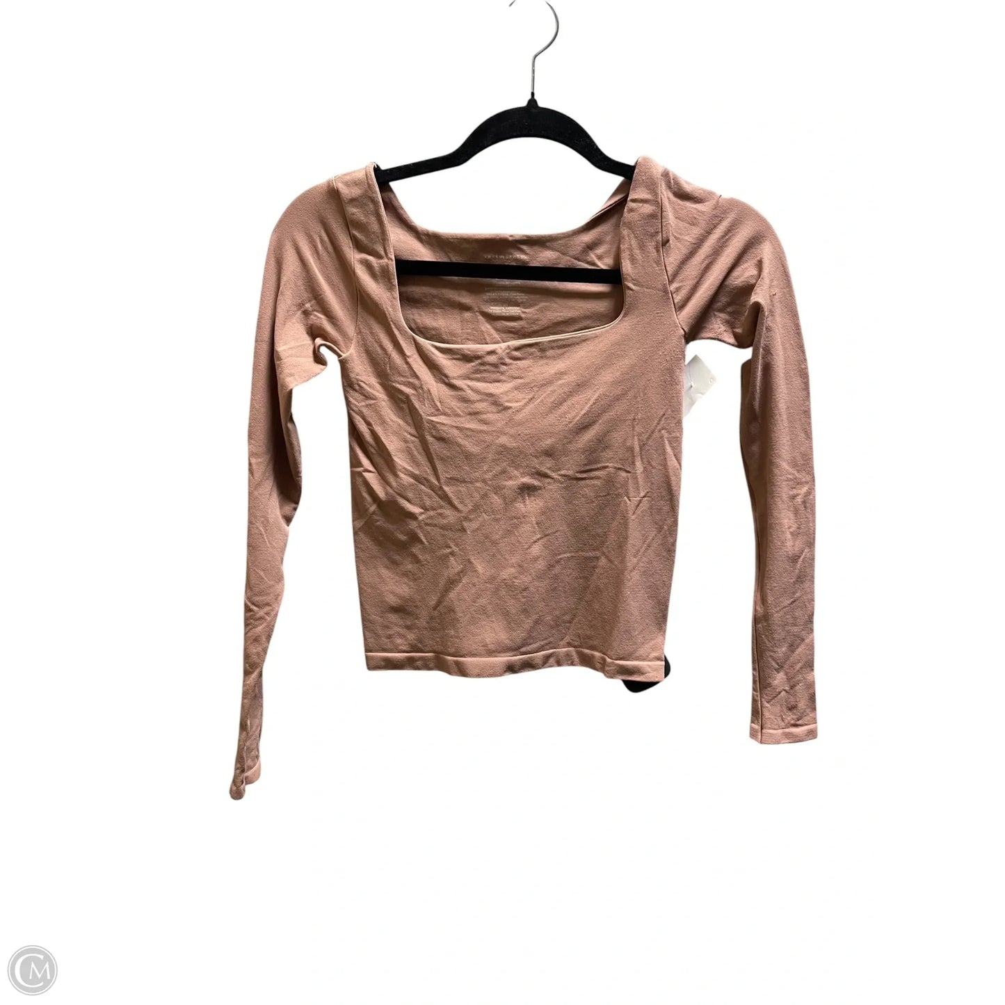 Top Long Sleeve By Free People In Pink, Size: Xs