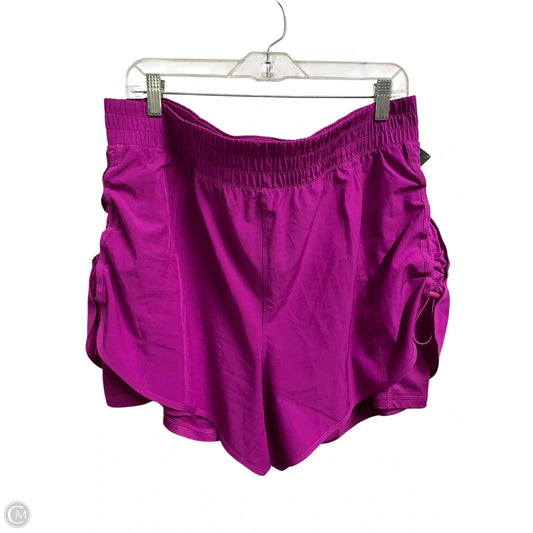 Athletic Shorts By Avia In Purple, Size: Xl