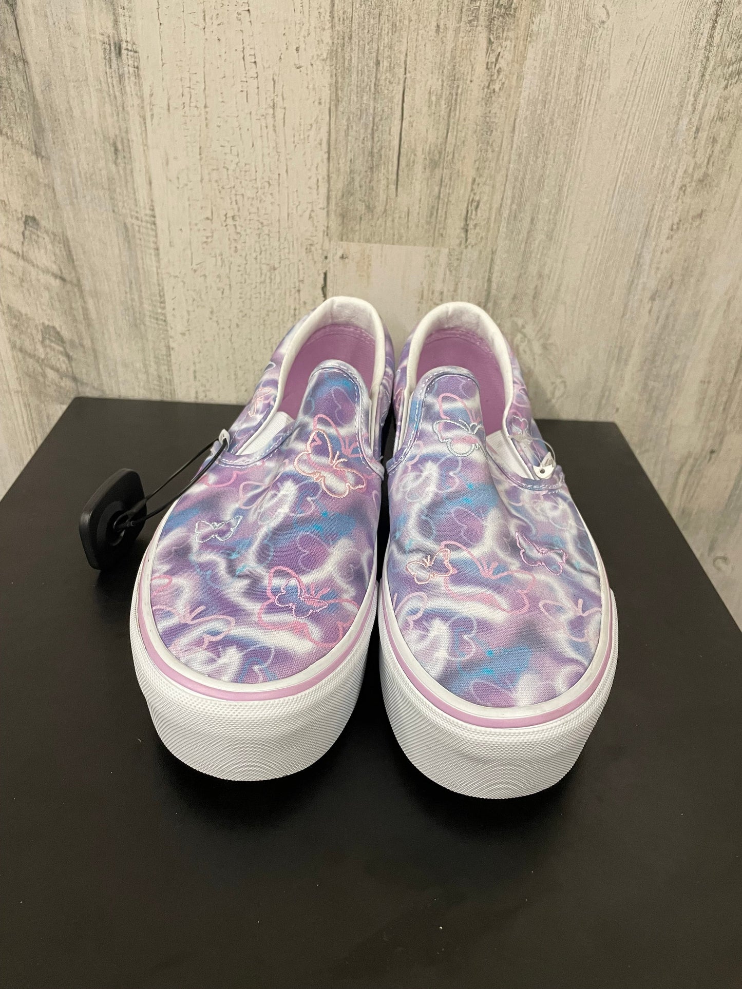 Purple Shoes Sneakers Vans, Size 9