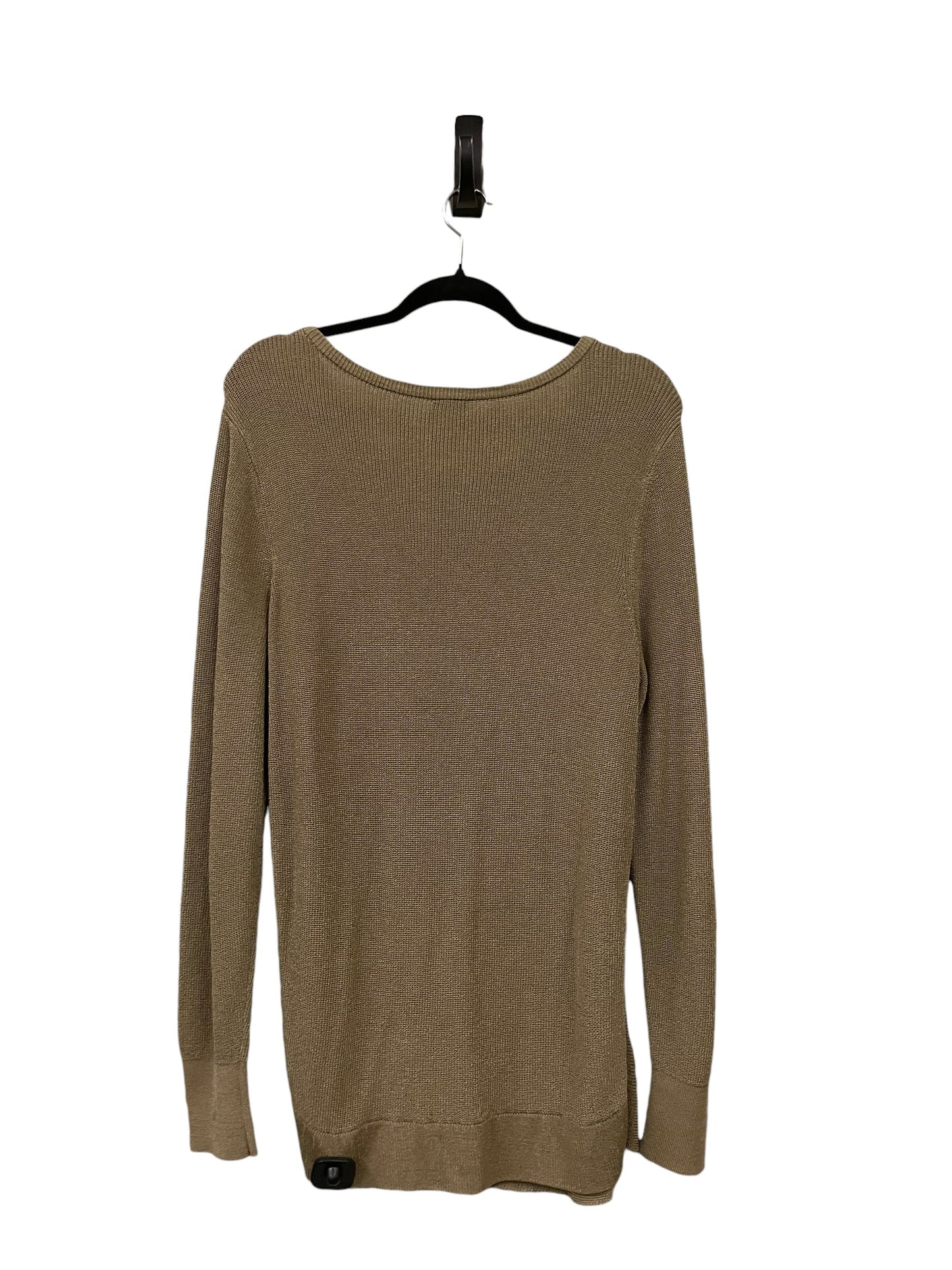 Sweater By Chicos In Gold, Size: L