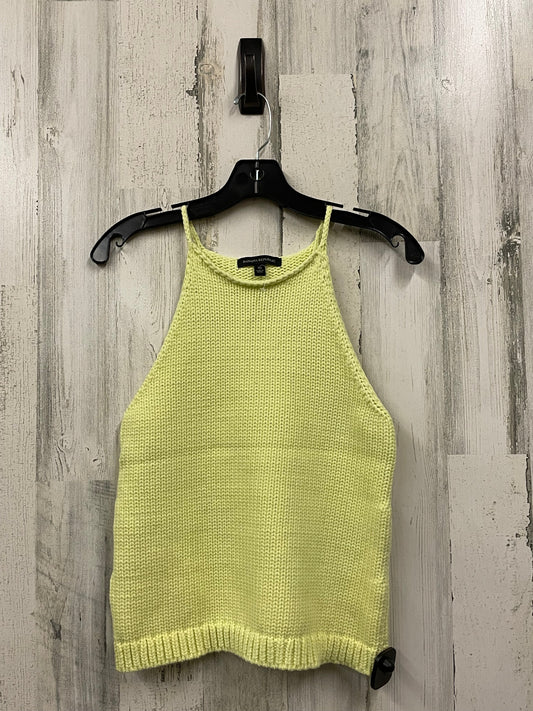 Top Sleeveless By Banana Republic In Yellow, Size: Xs