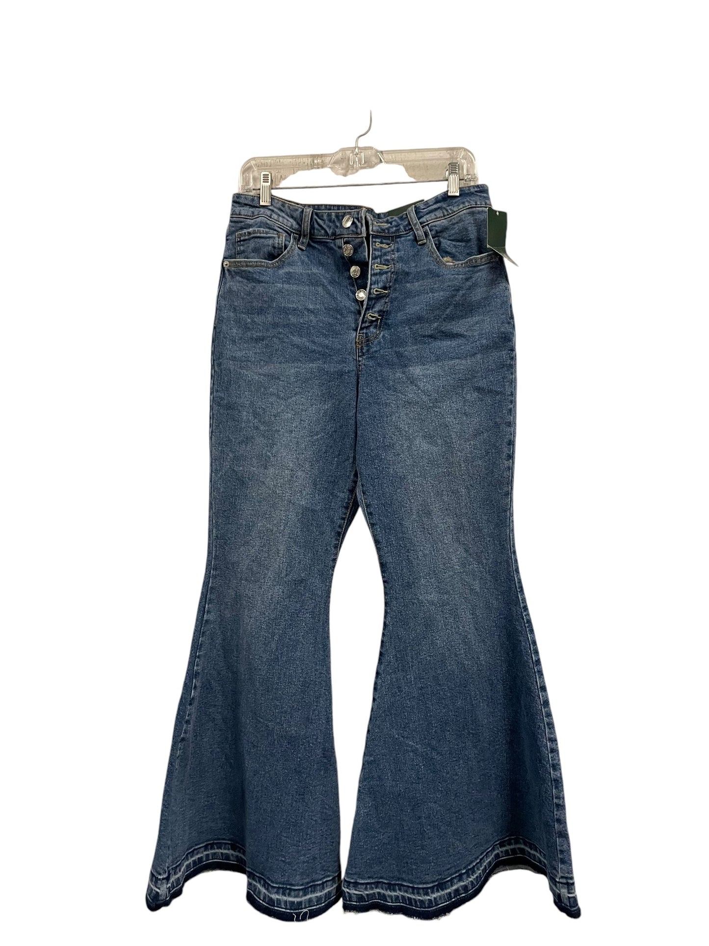 Jeans Flared By Wild Fable In Blue Denim, Size: 12