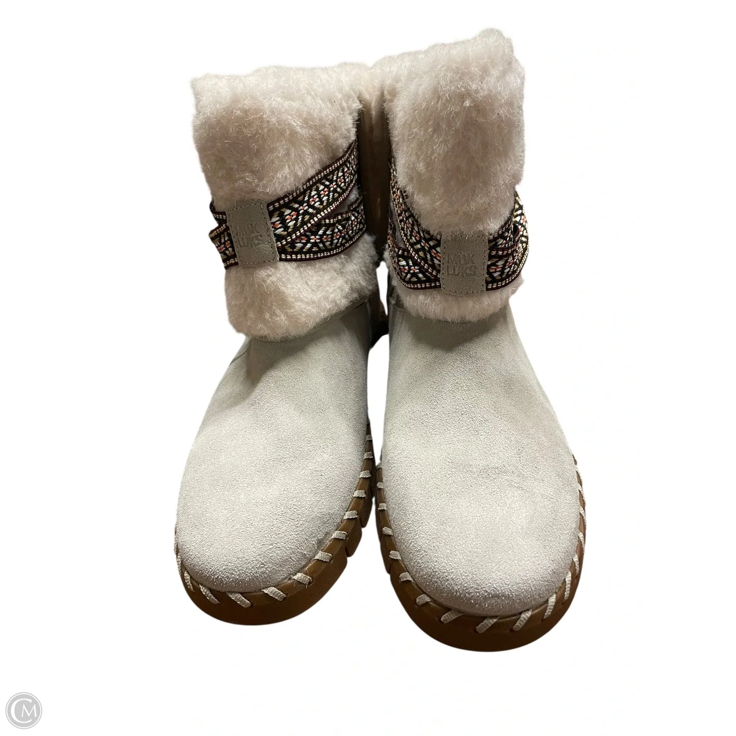 Boots Ankle Flats By Muk Luks In Grey, Size: 9