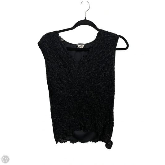 Top Sleeveless By Clothes Mentor In Black, Size: L