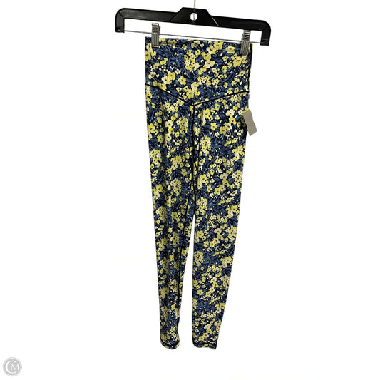 Athletic Leggings By Aerie In Floral Print, Size: Xs