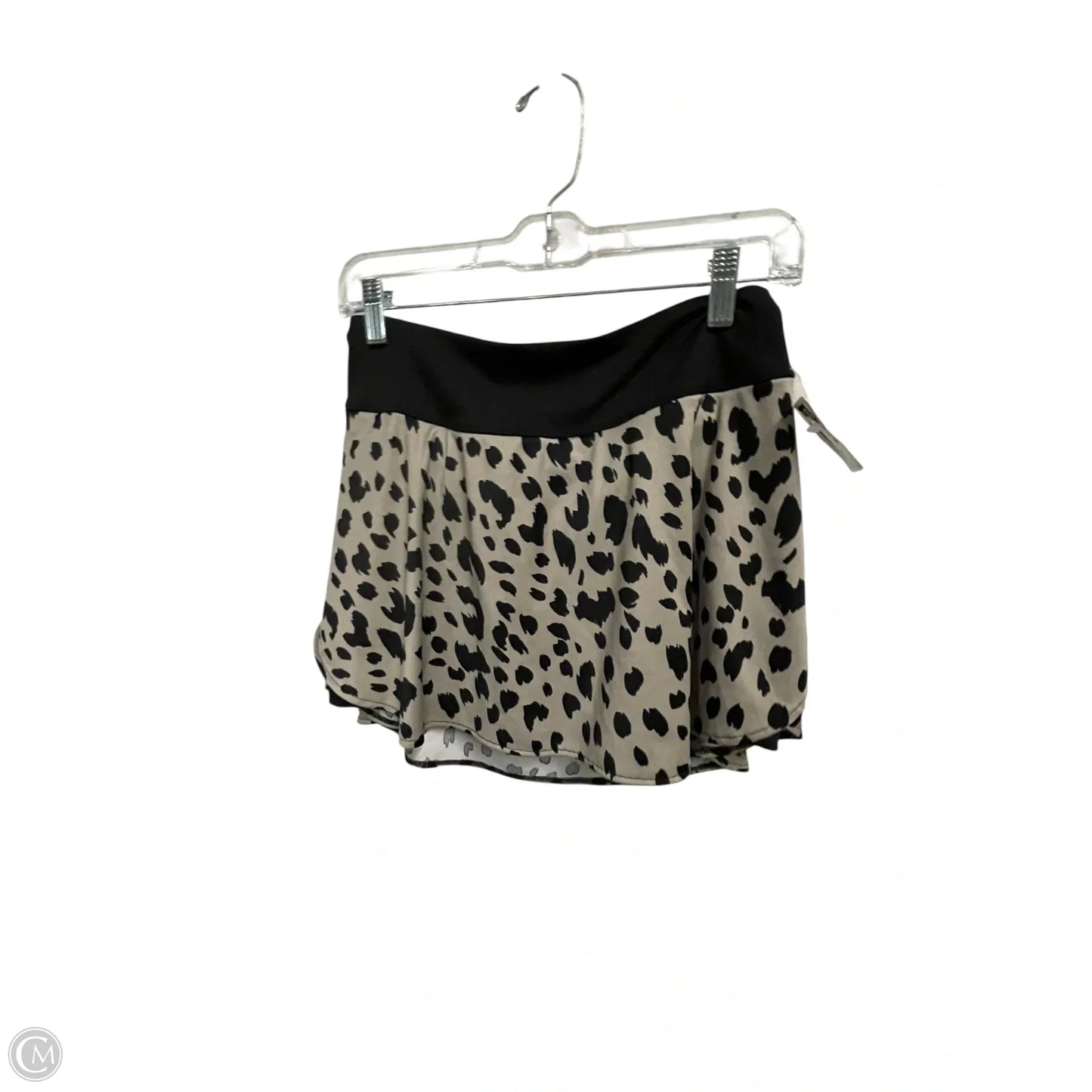 Athletic Skirt By Nicole Miller In Tan, Size: L