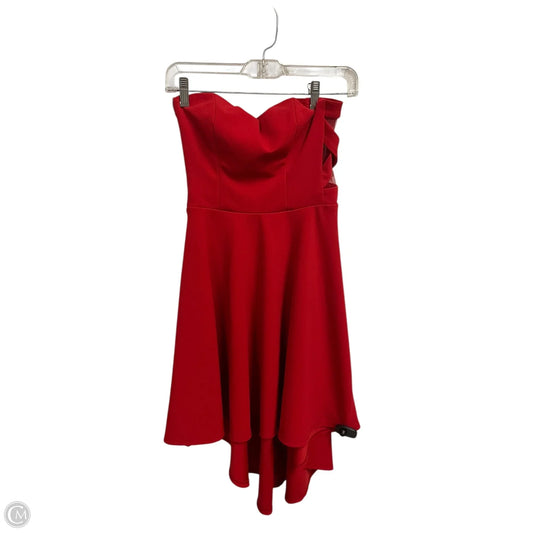 Dress Party Short By Clothes Mentor In Red, Size: S