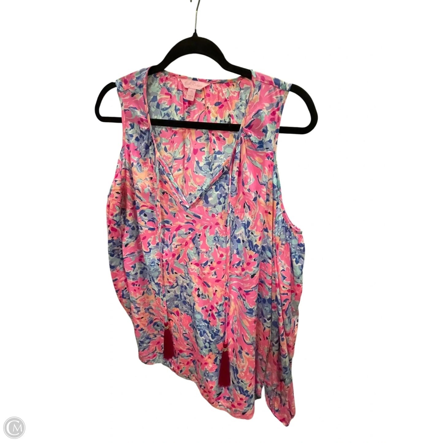 Top Long Sleeve Designer By Lilly Pulitzer In Pink, Size: Xs