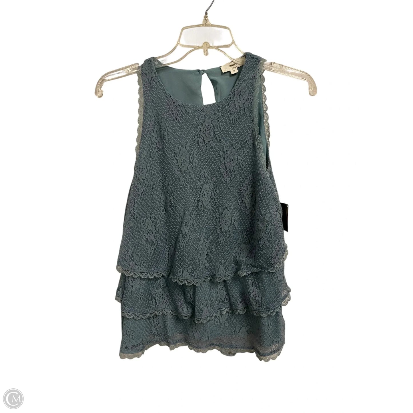 Top Sleeveless By Entro In Blue, Size: S