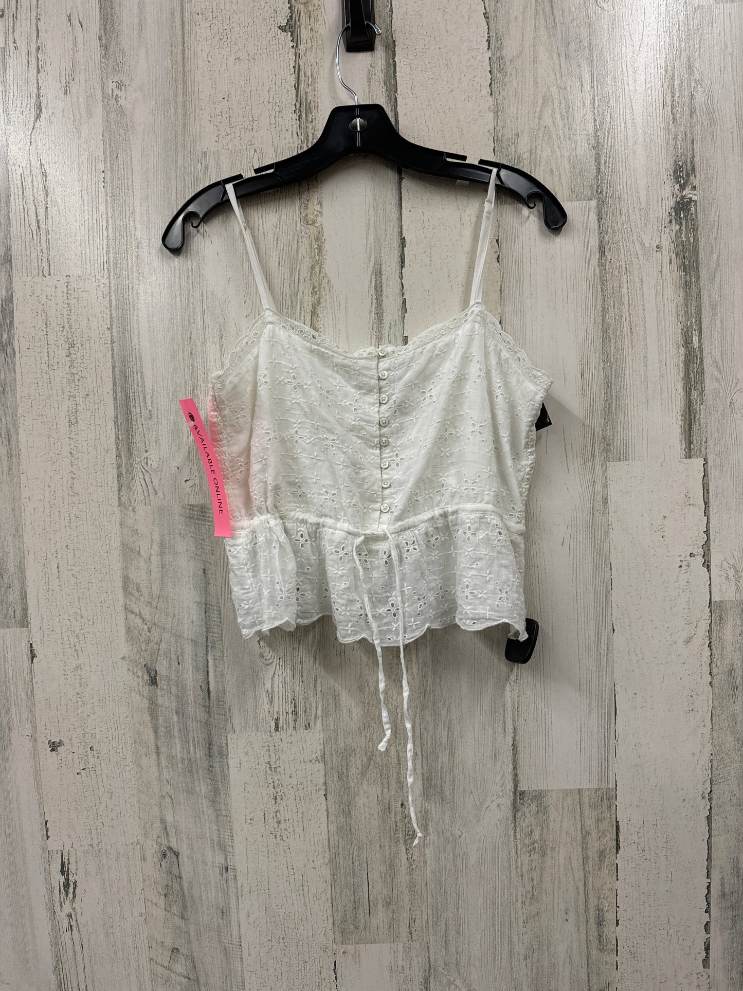 White Top Sleeveless Aerie, Size M