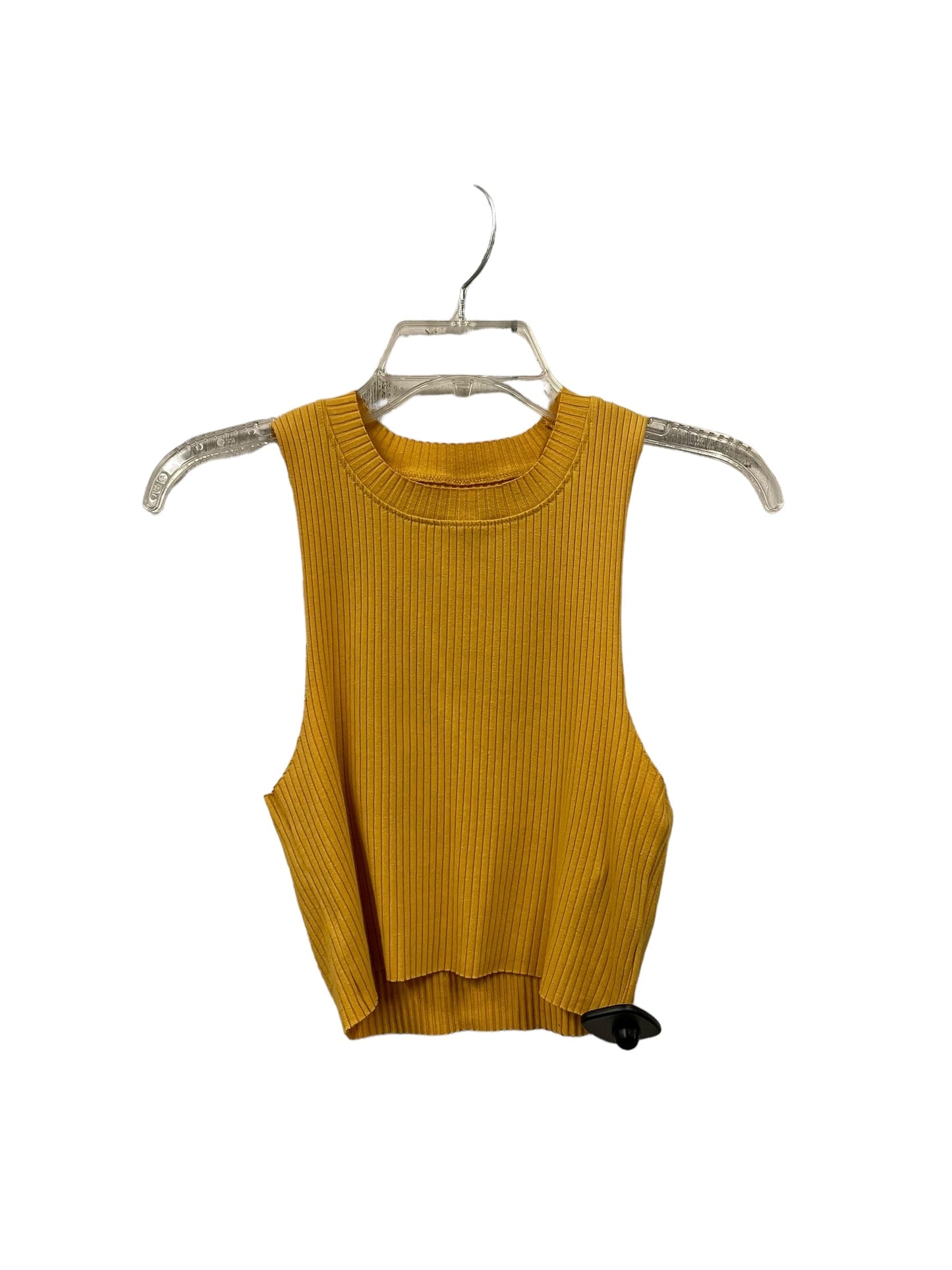 Top Sleeveless By Aerie In Yellow, Size: S