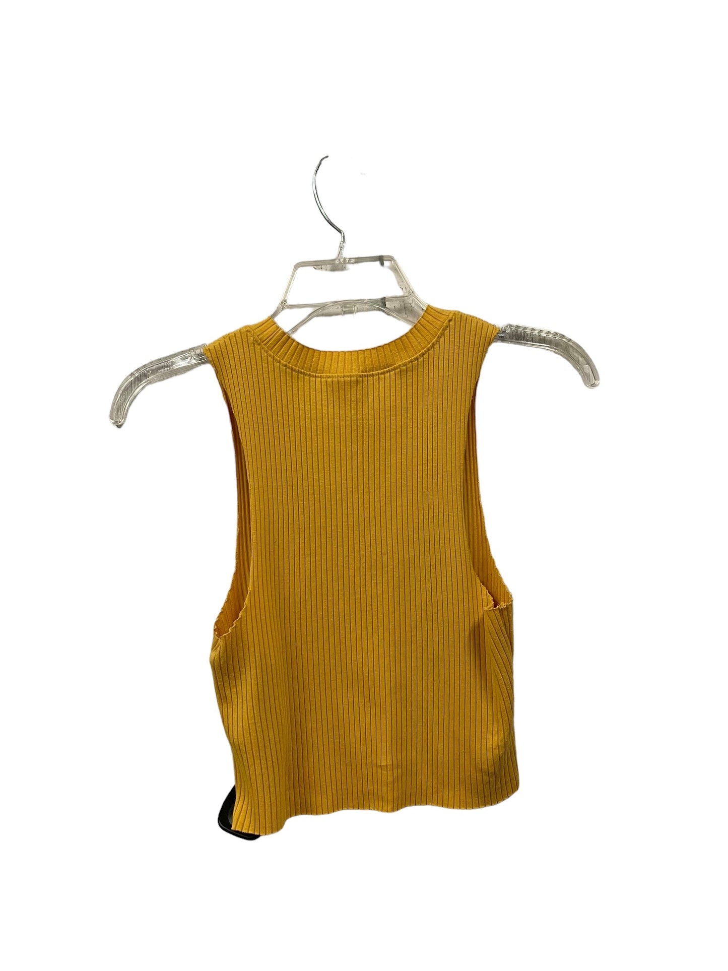 Top Sleeveless By Aerie In Yellow, Size: S