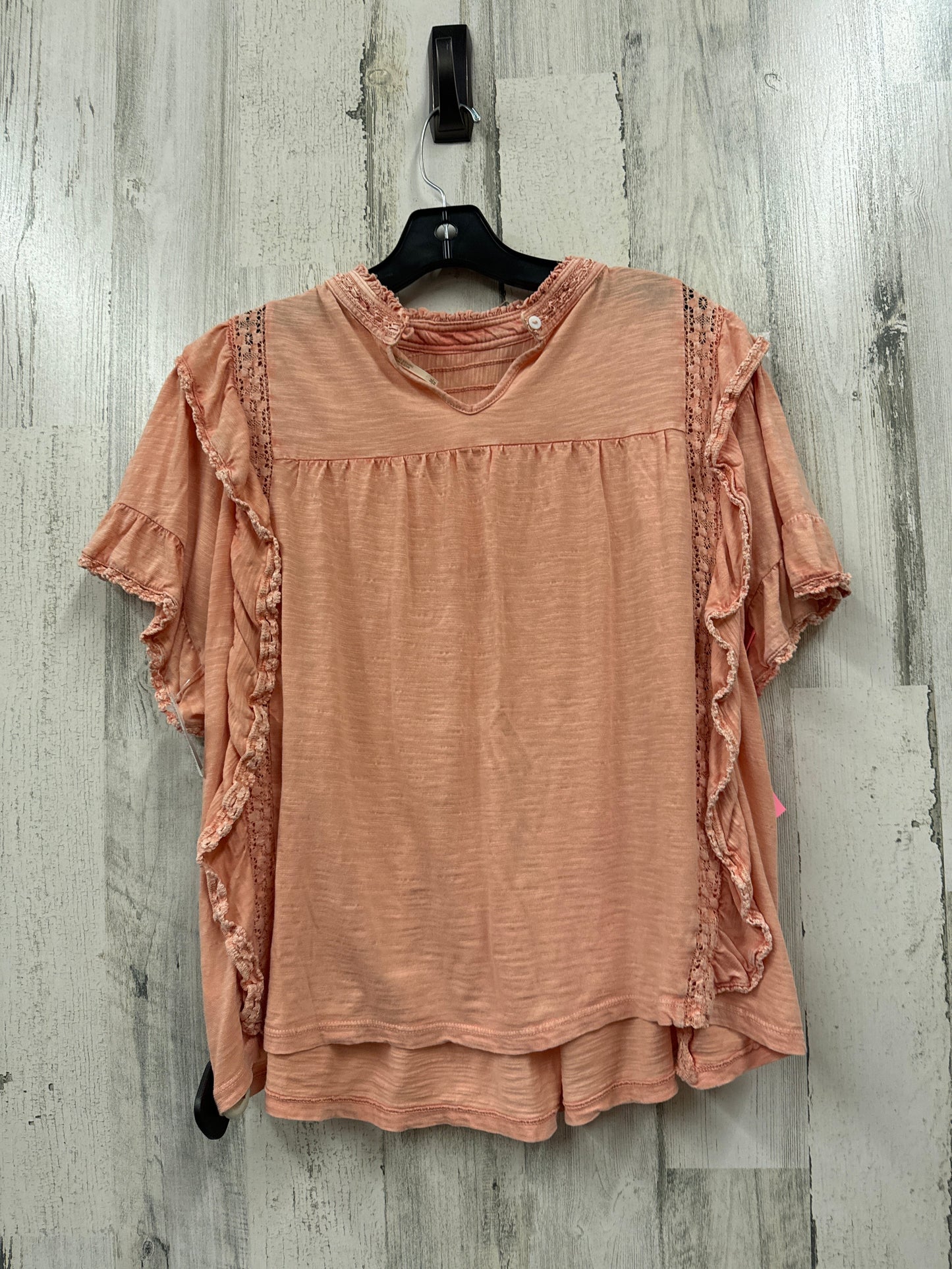 Peach Top Short Sleeve Free People, Size M