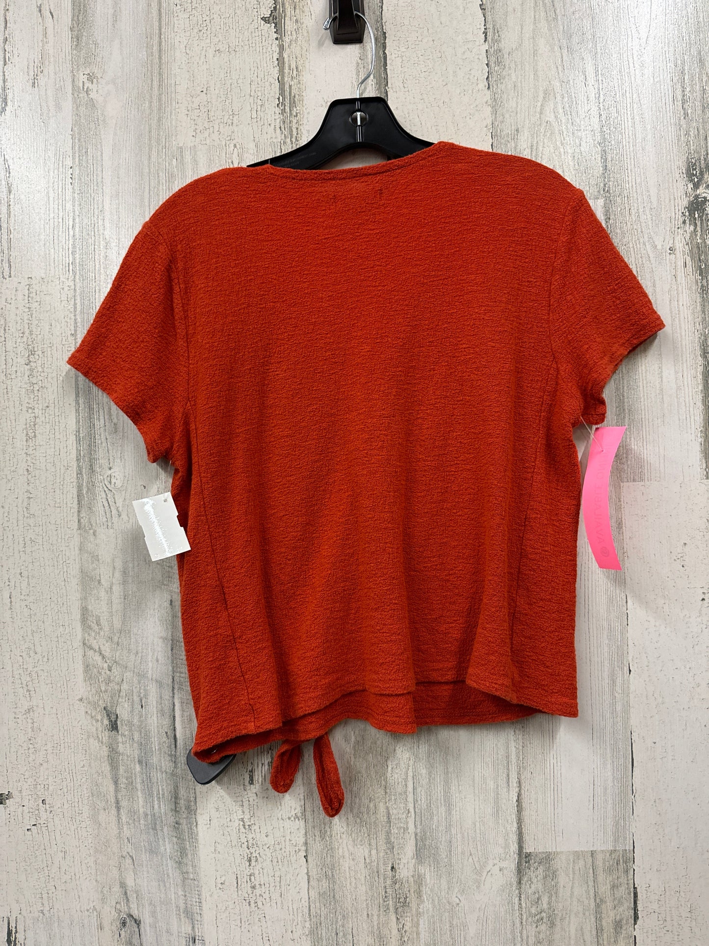 Red Top Short Sleeve Basic Madewell, Size M