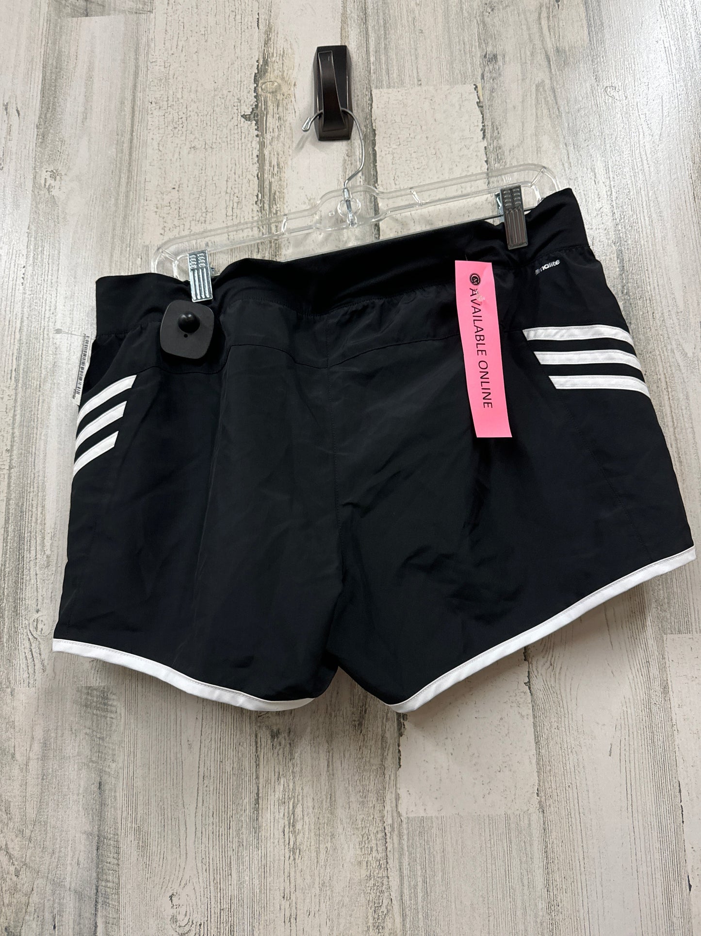 Black Athletic Shorts Adidas, Size L