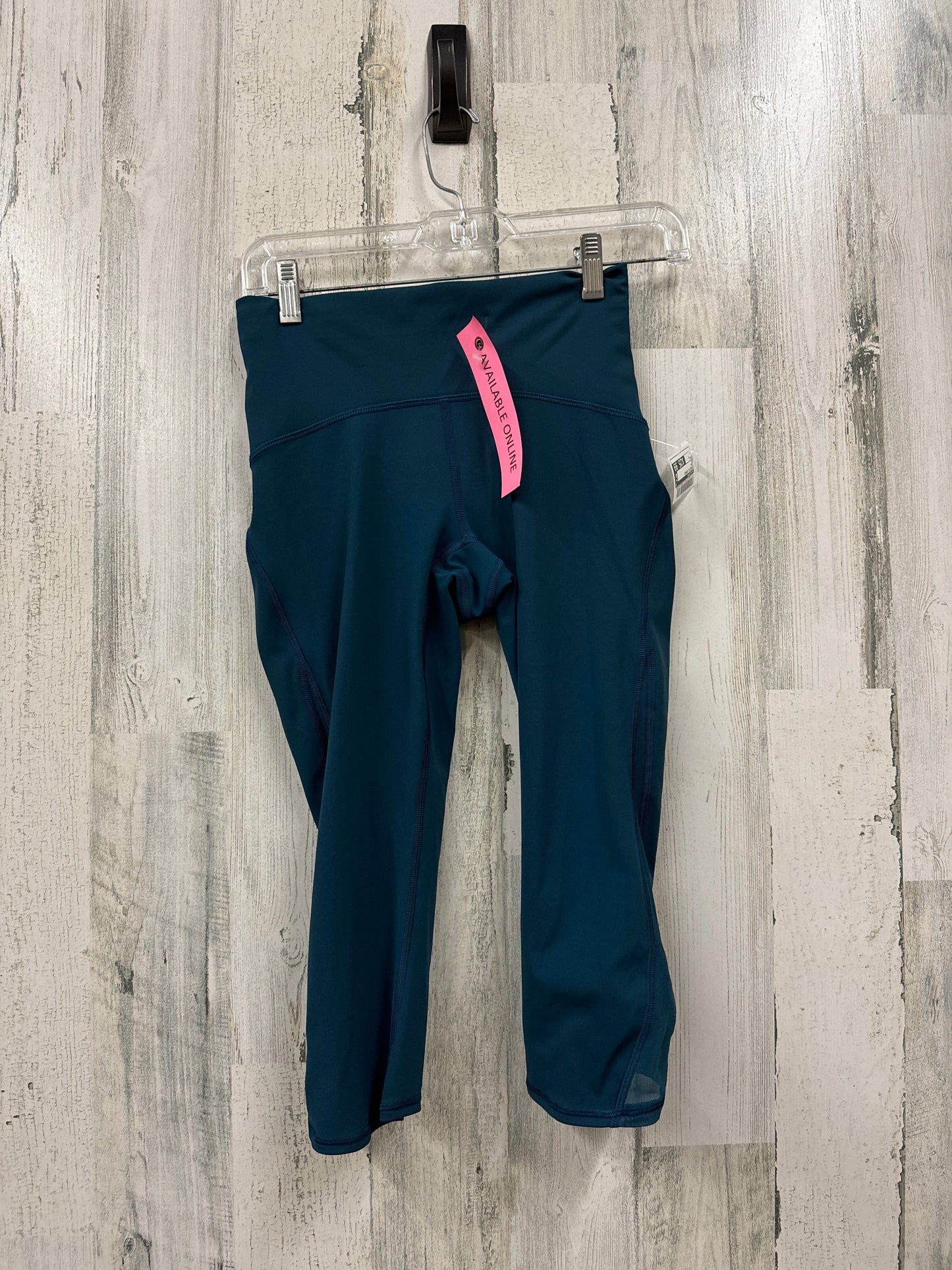 Teal Athletic Capris Lululemon, Size 4