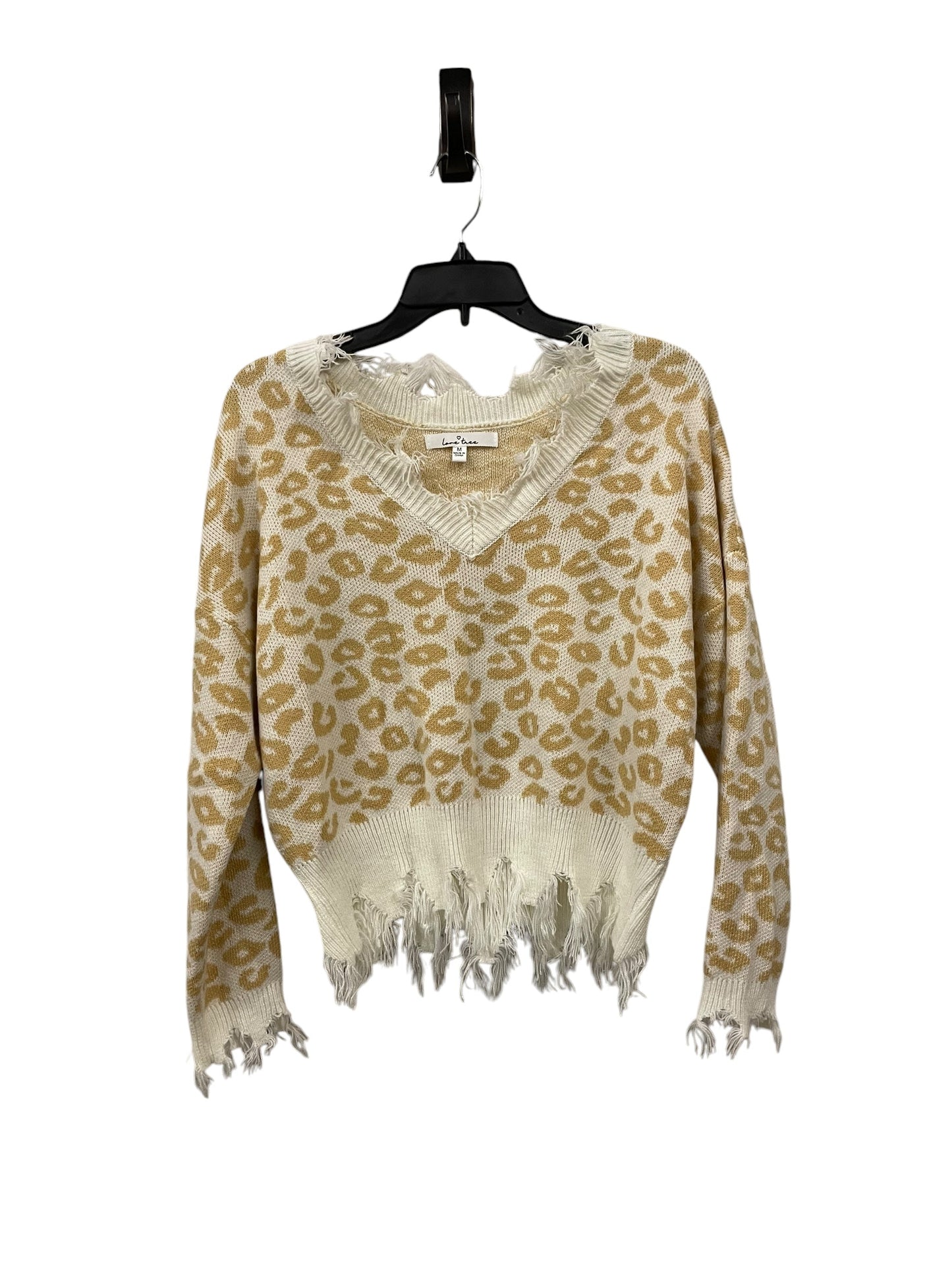 Sweater By Love Tree In Tan, Size: M