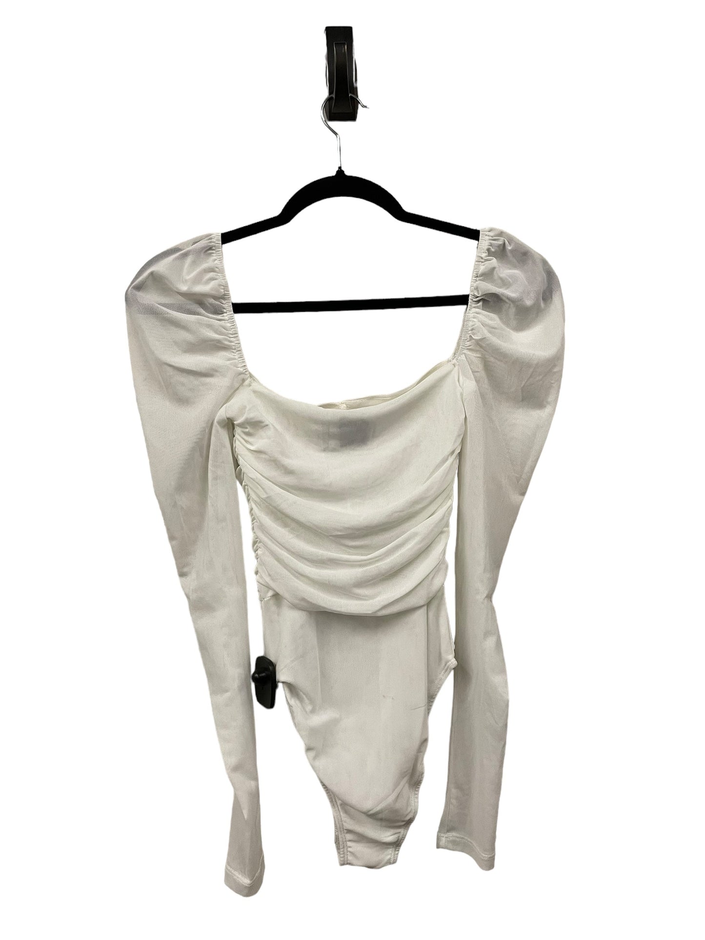 Bodysuit By Clothes Mentor In White, Size: Xs