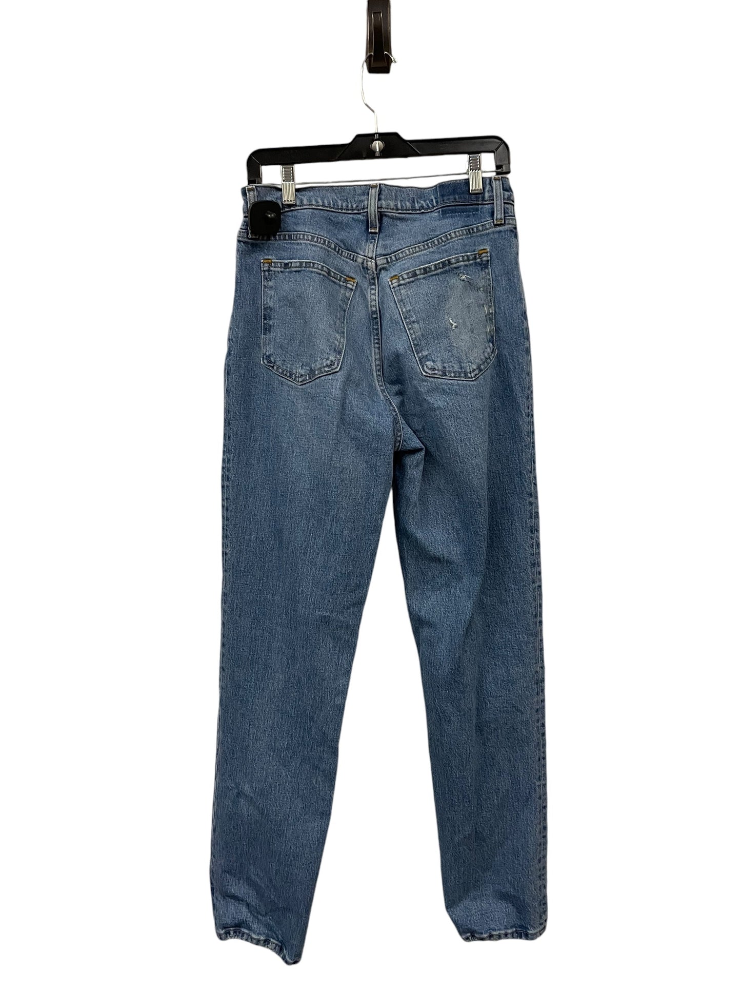 Jeans Straight By Abercrombie And Fitch In Blue Denim, Size: 8