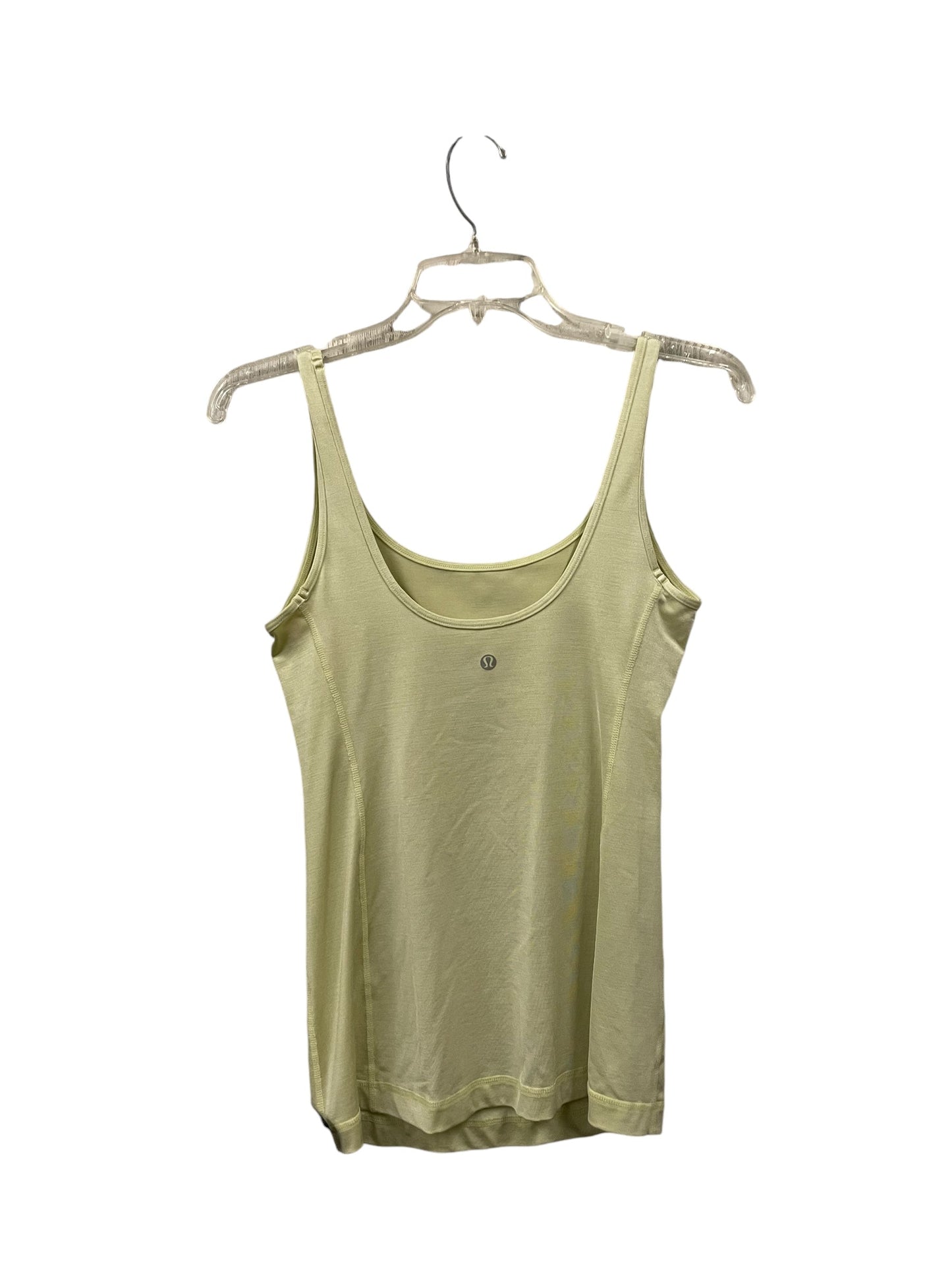 Athletic Tank Top By Lululemon In Chartreuse, Size: S