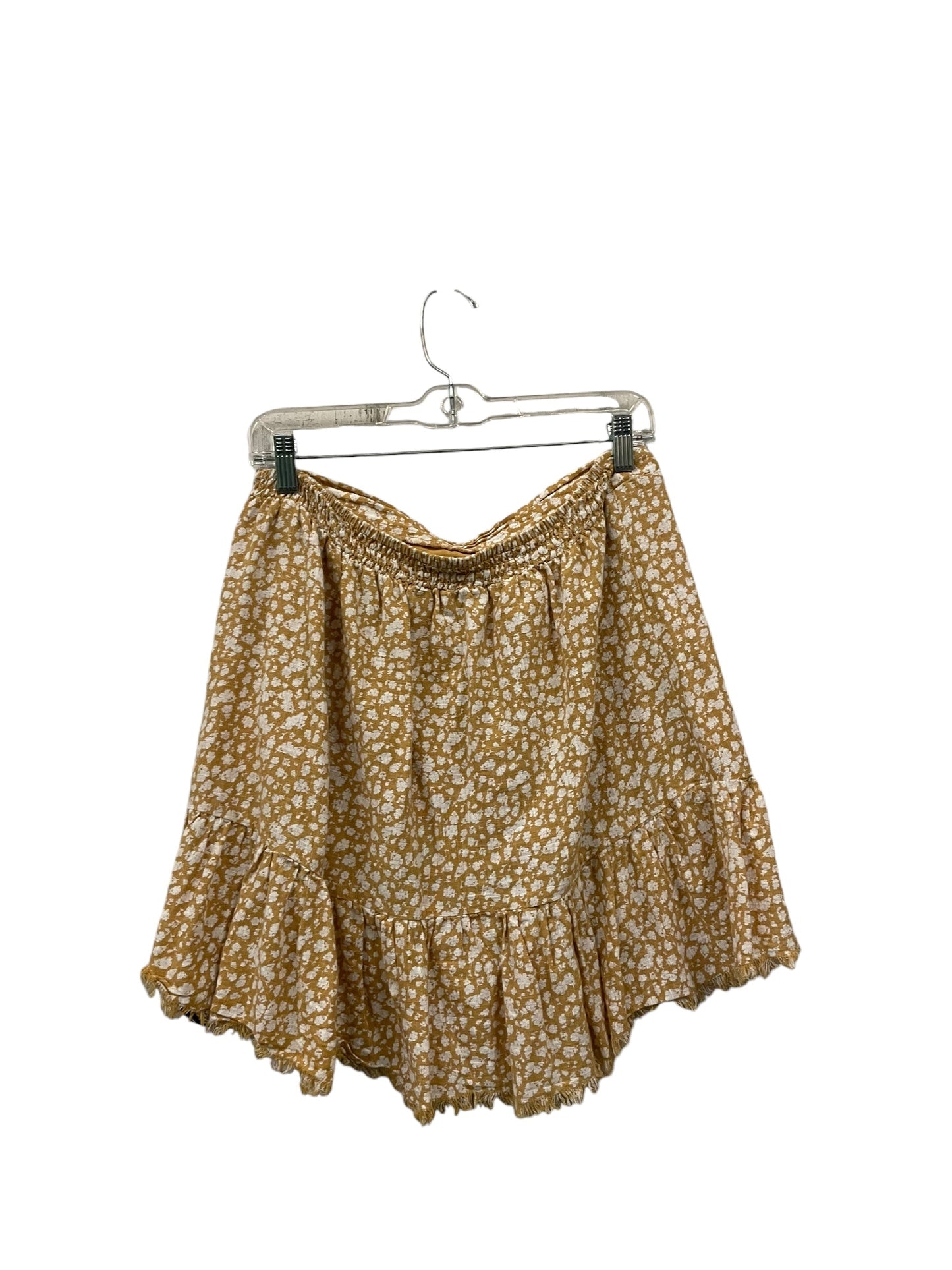 Skirt Mini & Short By Cotton On In Yellow, Size: 12