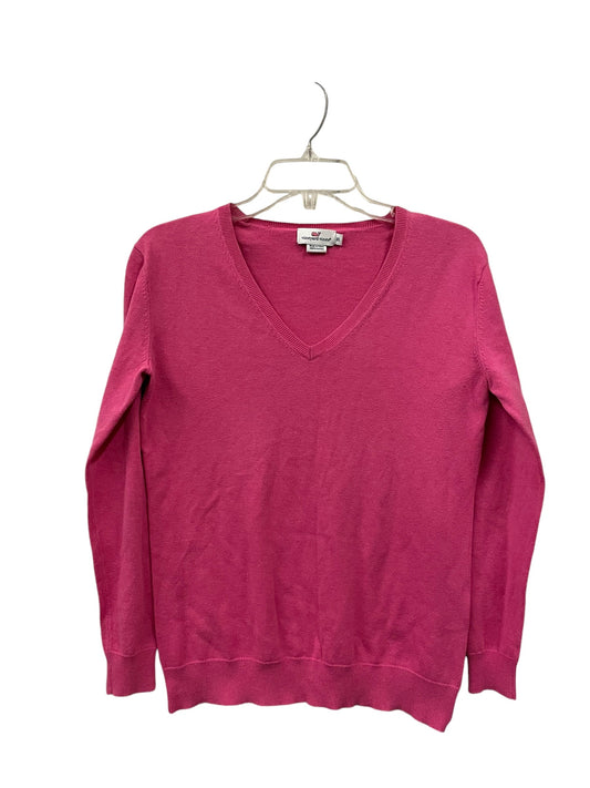 Top Long Sleeve By Vineyard Vines In Pink, Size: Xs