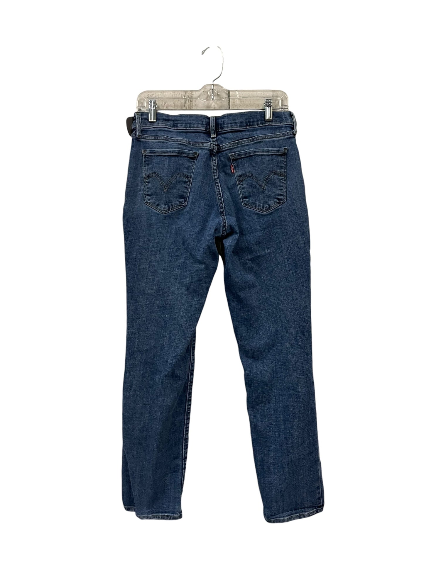 JEANS STRAIGHT LEVIS in BLUE DENIM, Size: 6