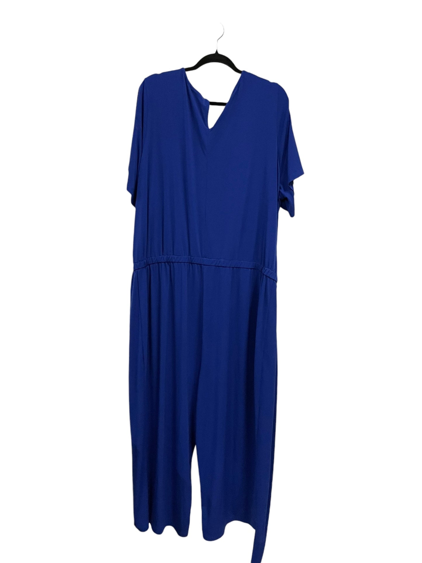 Jumpsuit By Susan Graver In Blue, Size: 3x