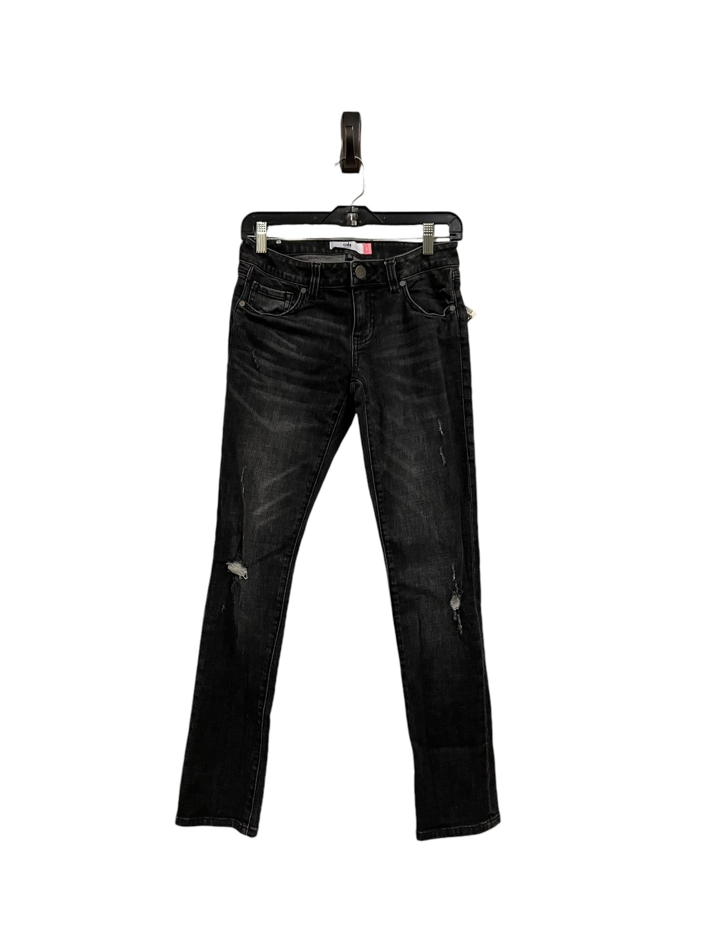 Jeans Boyfriend By Cabi In Black Denim, Size: 0