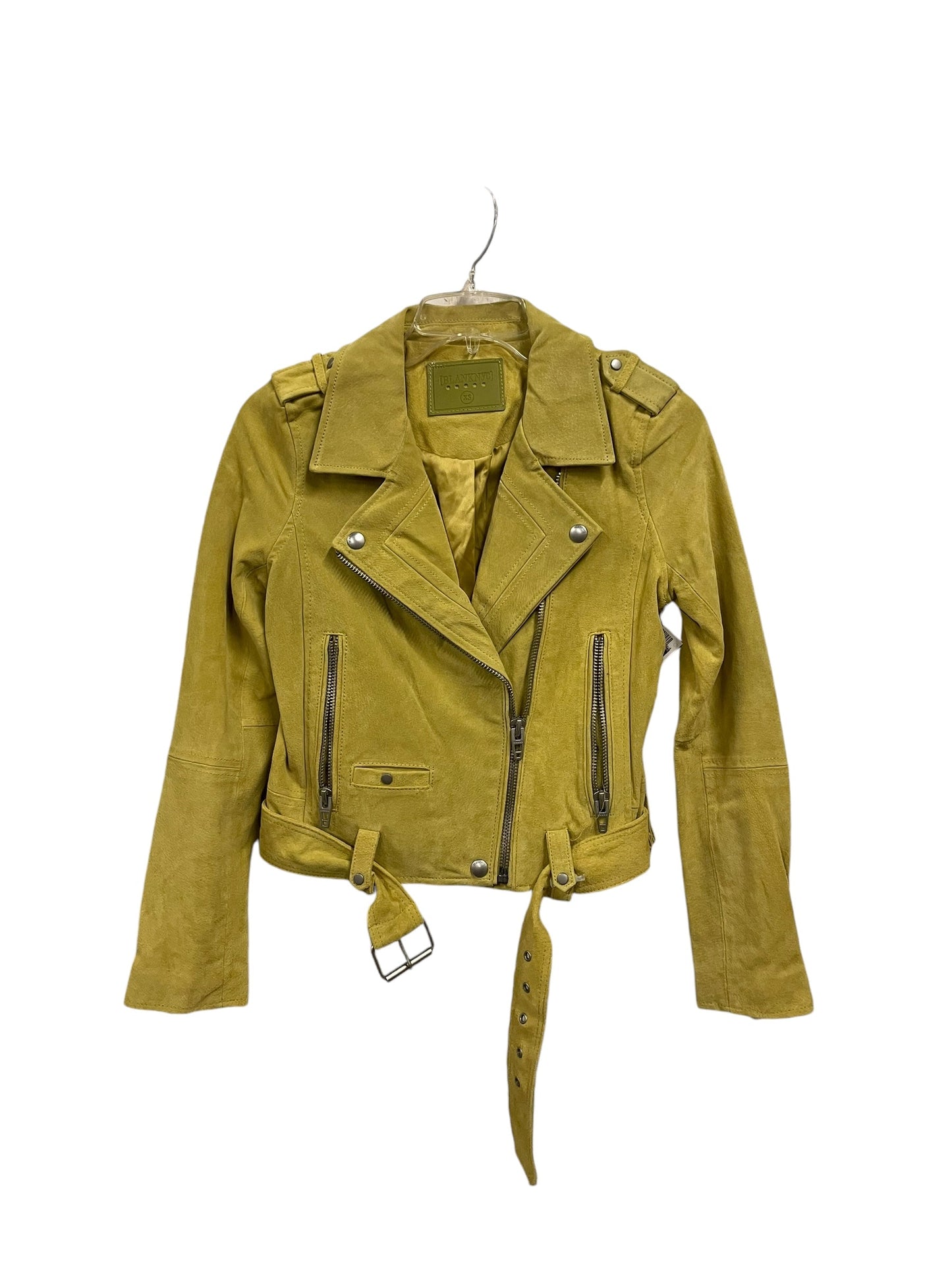 Jacket Moto By Blanknyc In Chartreuse, Size: Xs