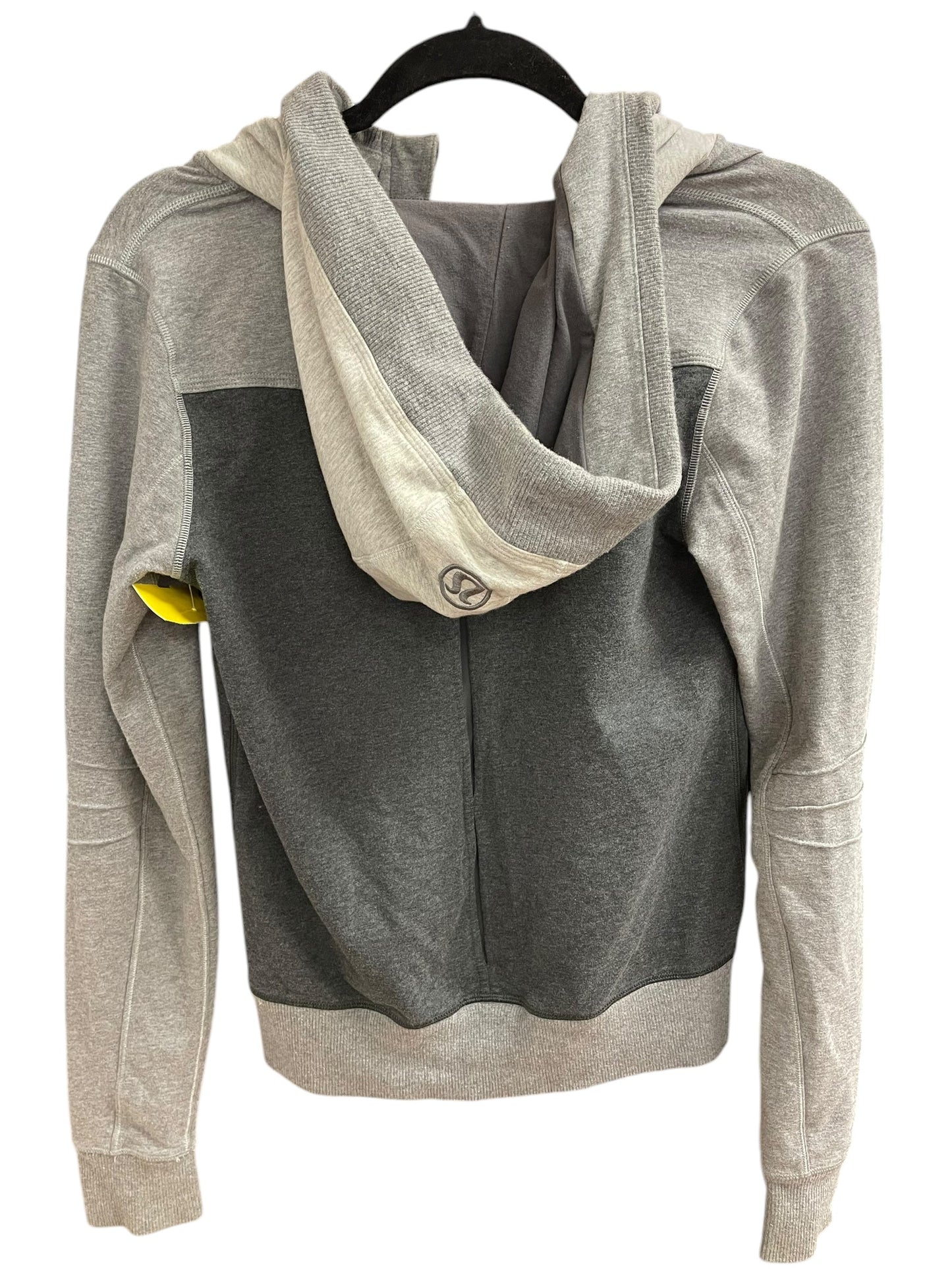 Athletic Jacket By Lululemon In Grey, Size: S