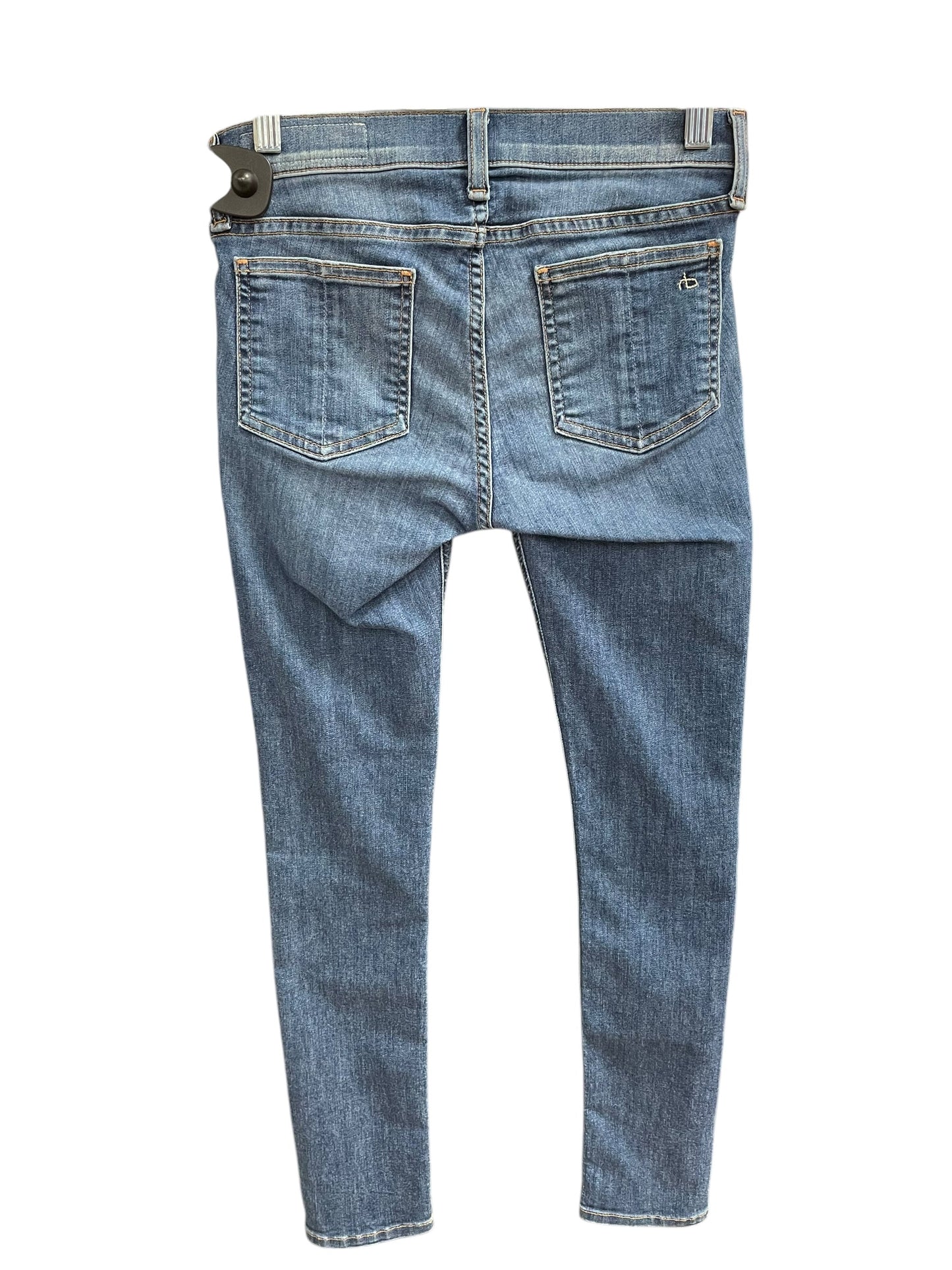 Capris By Rag & Bones Jeans In Blue Denim, Size: 2