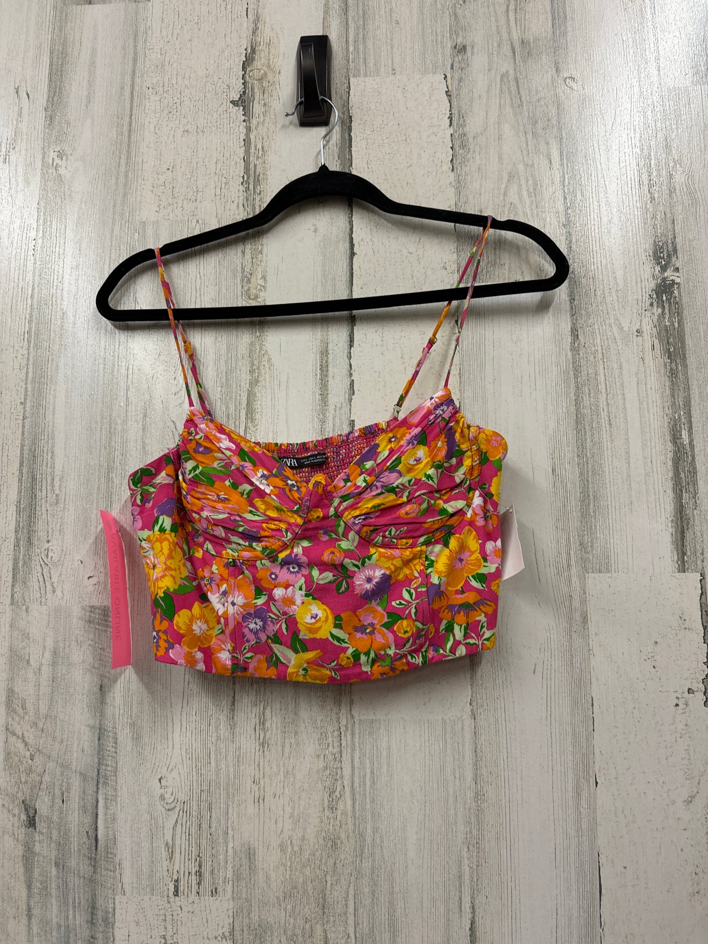 Pink Top Sleeveless Zara, Size L