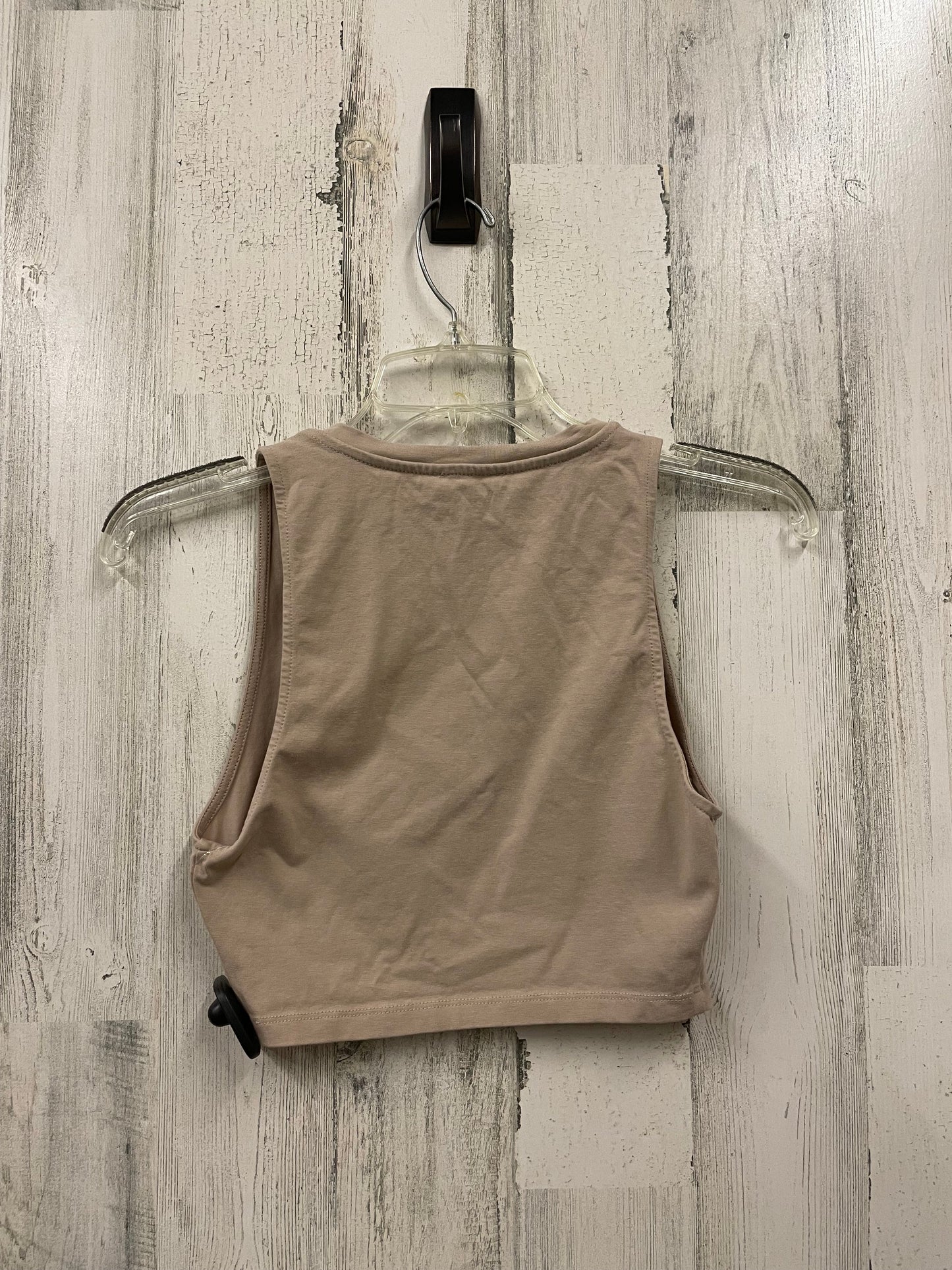 Top Sleeveless By Zara In Tan, Size: S