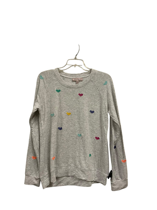 Top Long Sleeve By Philosophy In Grey, Size: M