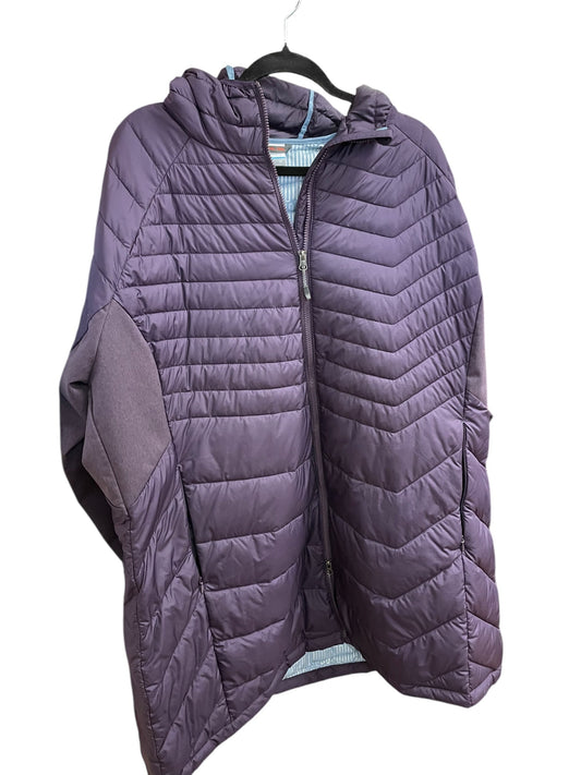 Jacket Puffer & Quilted By Columbia In Purple, Size: 2x