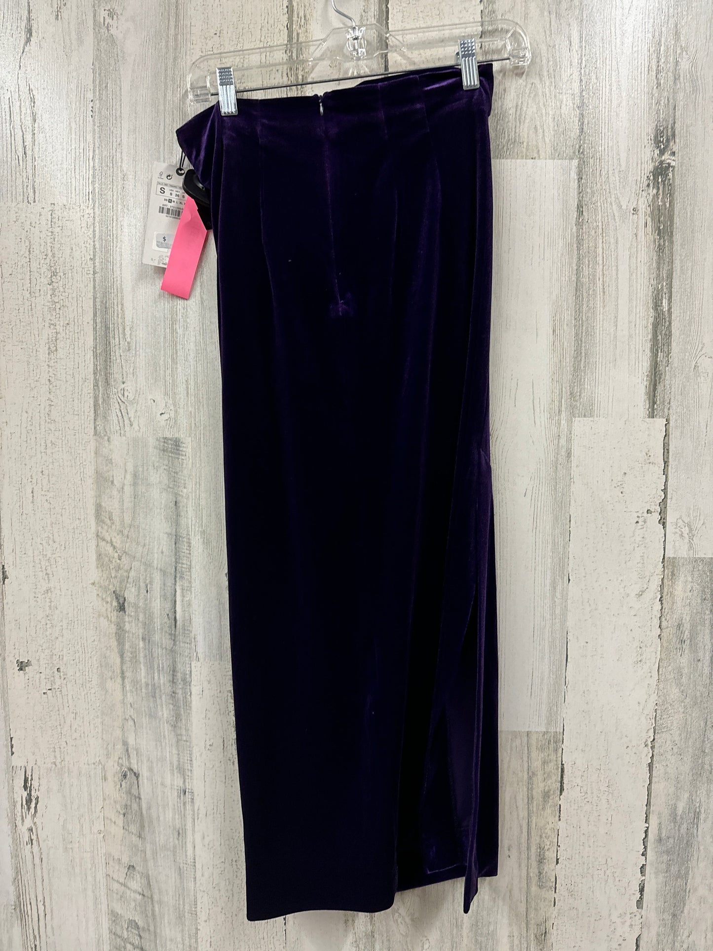 Purple Skirt Midi Zara, Size S