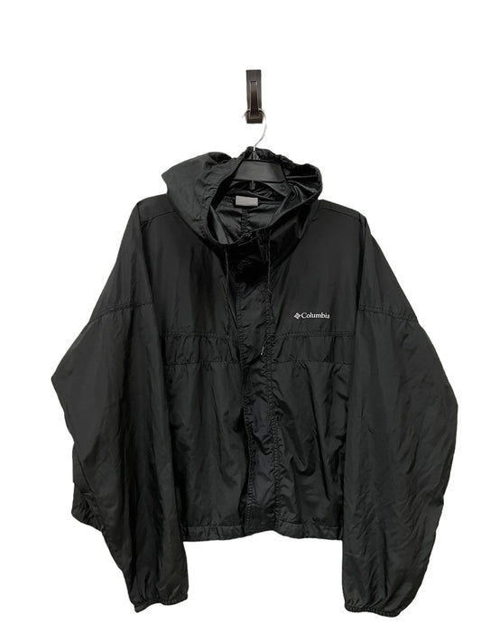 Jacket Windbreaker By Columbia In Black, Size: 1x