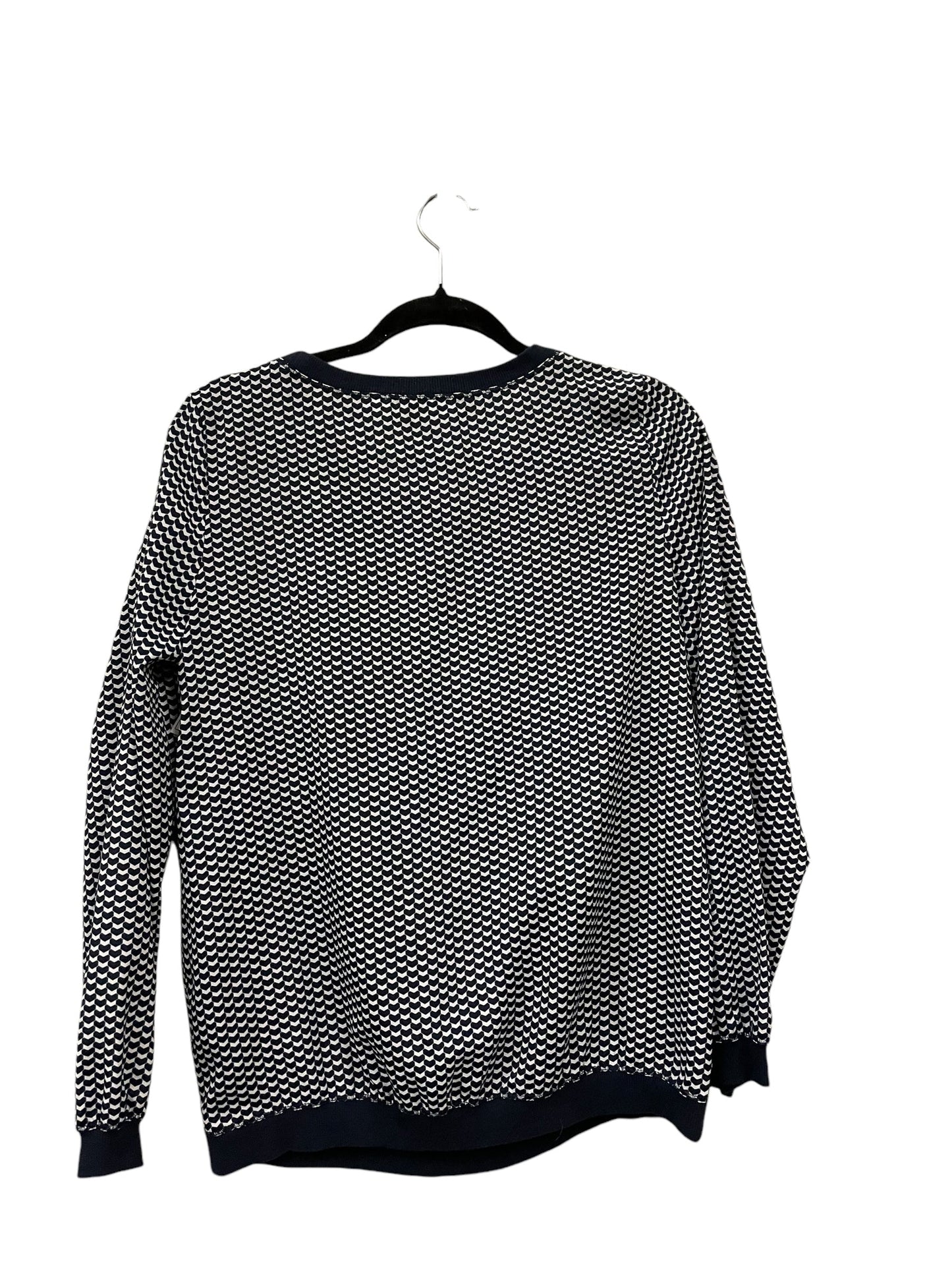 Top Long Sleeve By Liz Claiborne In Blue, Size: S