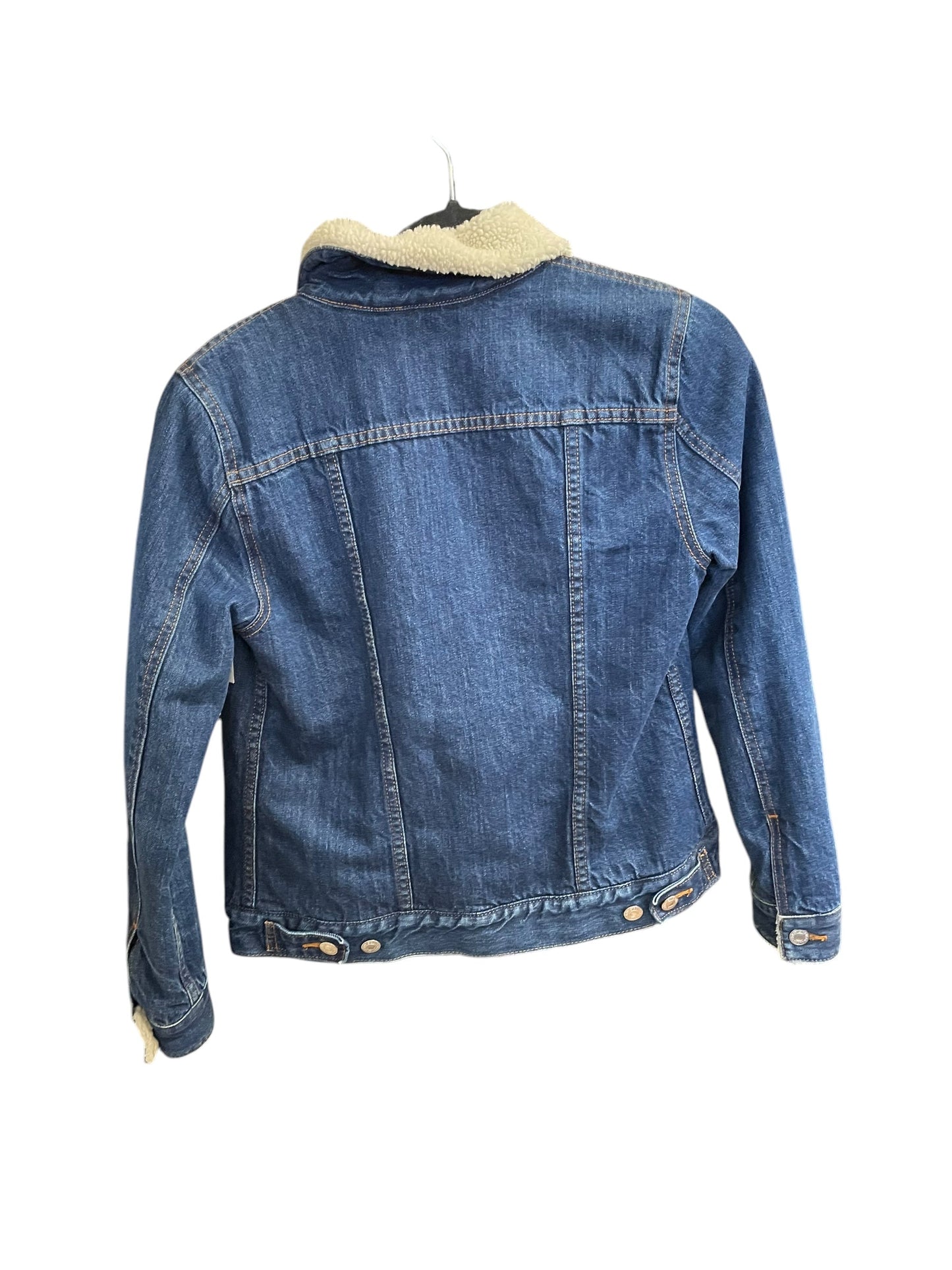 Jacket Denim By Levis In Blue Denim, Size: Xs