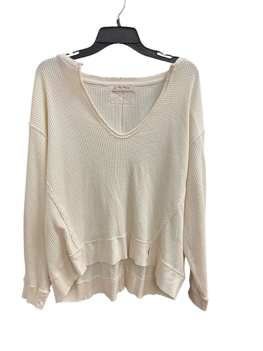 Top Long Sleeve Basic By We The Free In Beige, Size: Xs