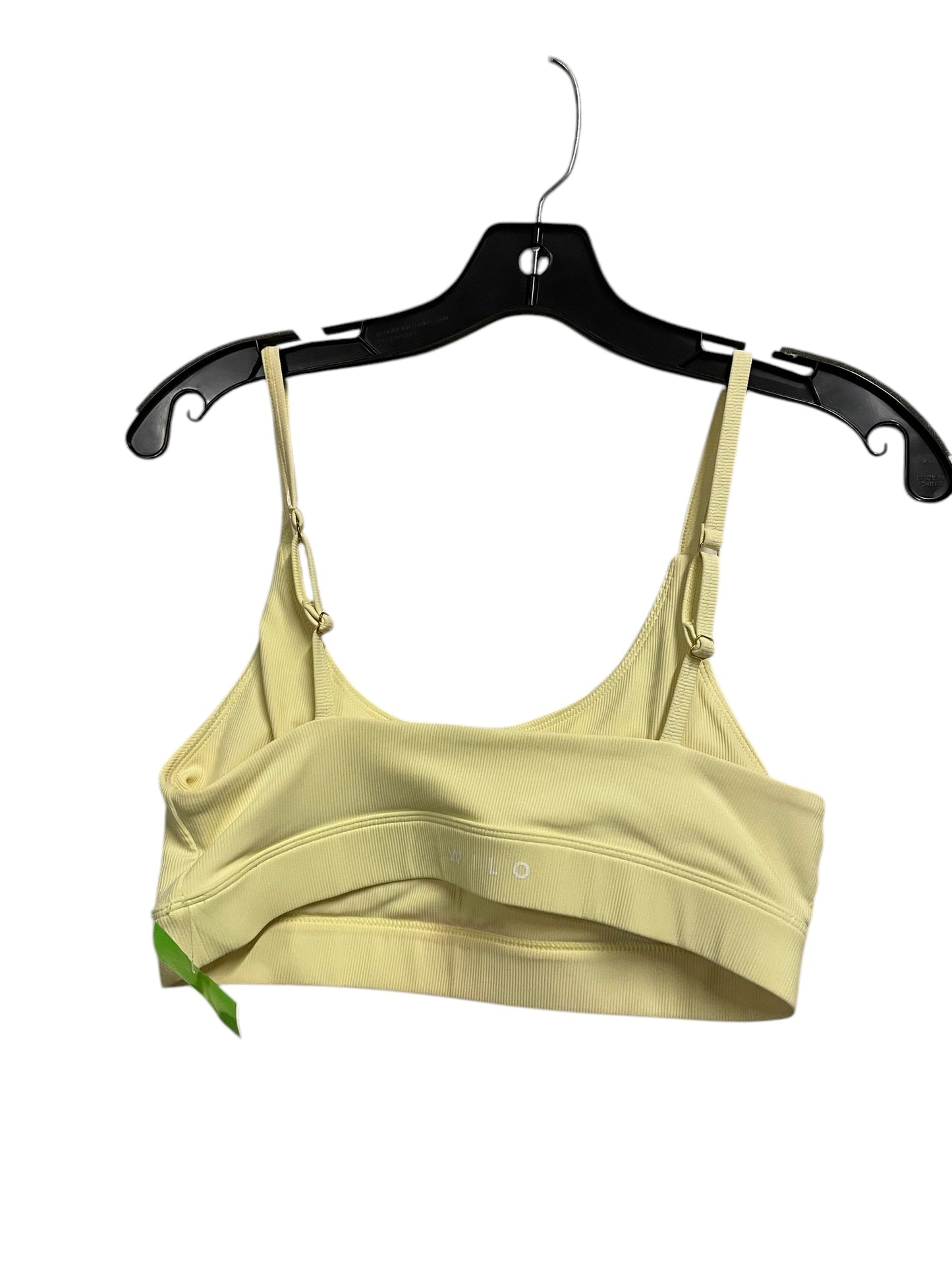 Athletic Bra By Clothes Mentor In Yellow, Size: M