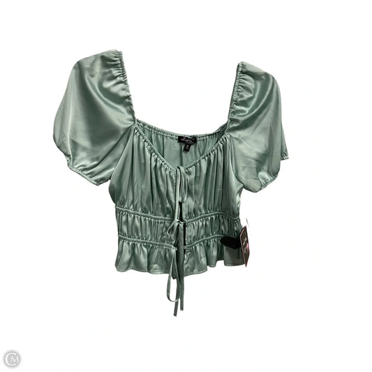 Top Short Sleeve By Clothes Mentor In Blue, Size: M