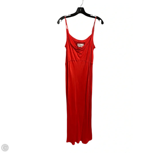 Dress Casual Maxi By Anthropologie In Red, Size: Xl