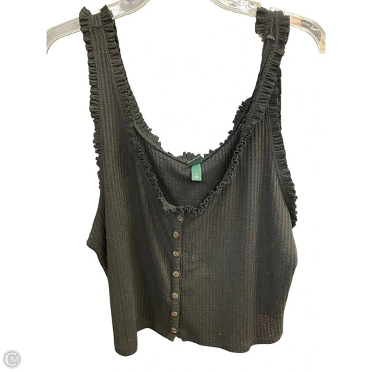 Top Sleeveless Basic By Wild Fable In Black, Size: Xxl