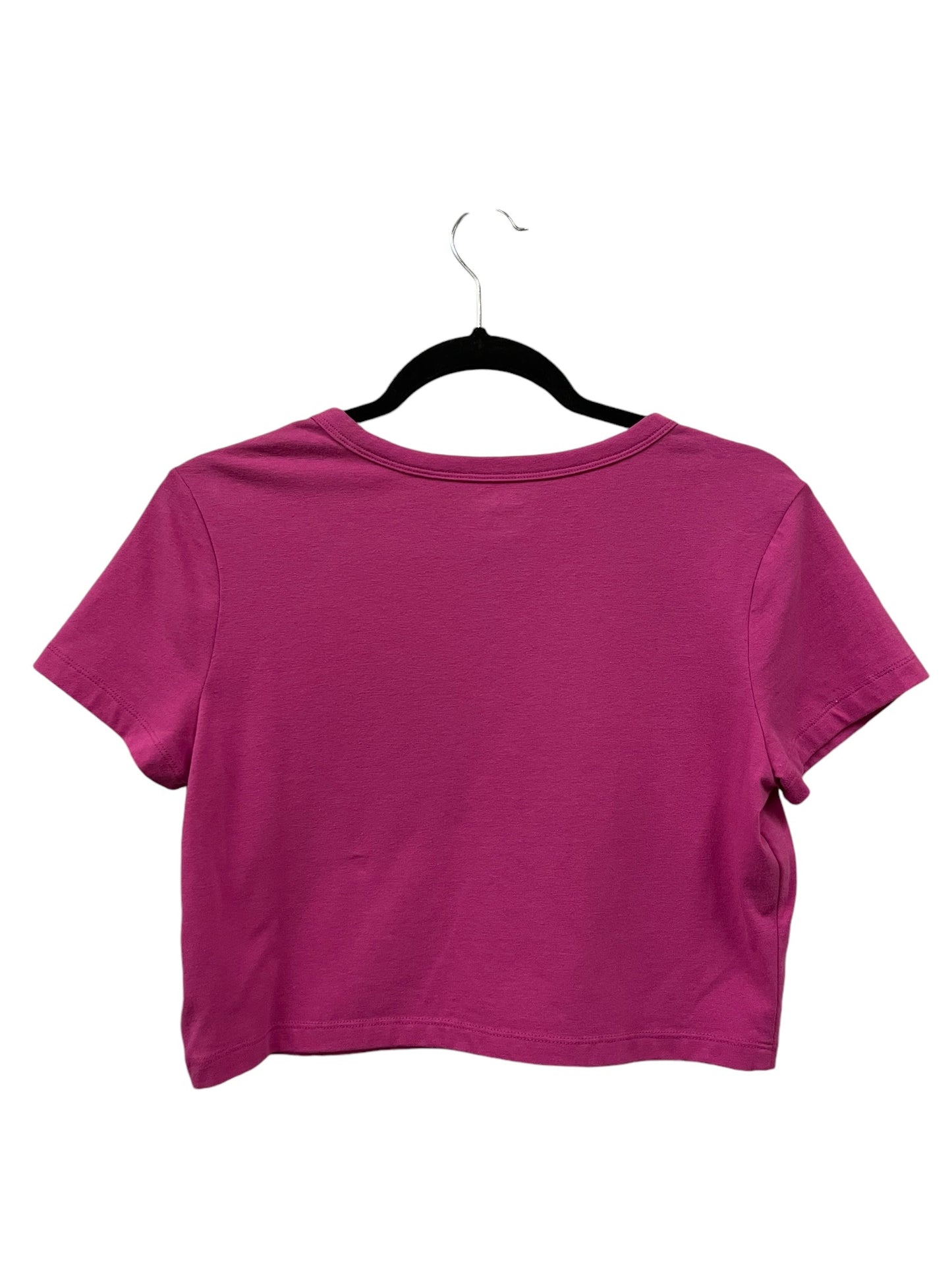 Top Short Sleeve Basic By Wild Fable In Pink, Size: L