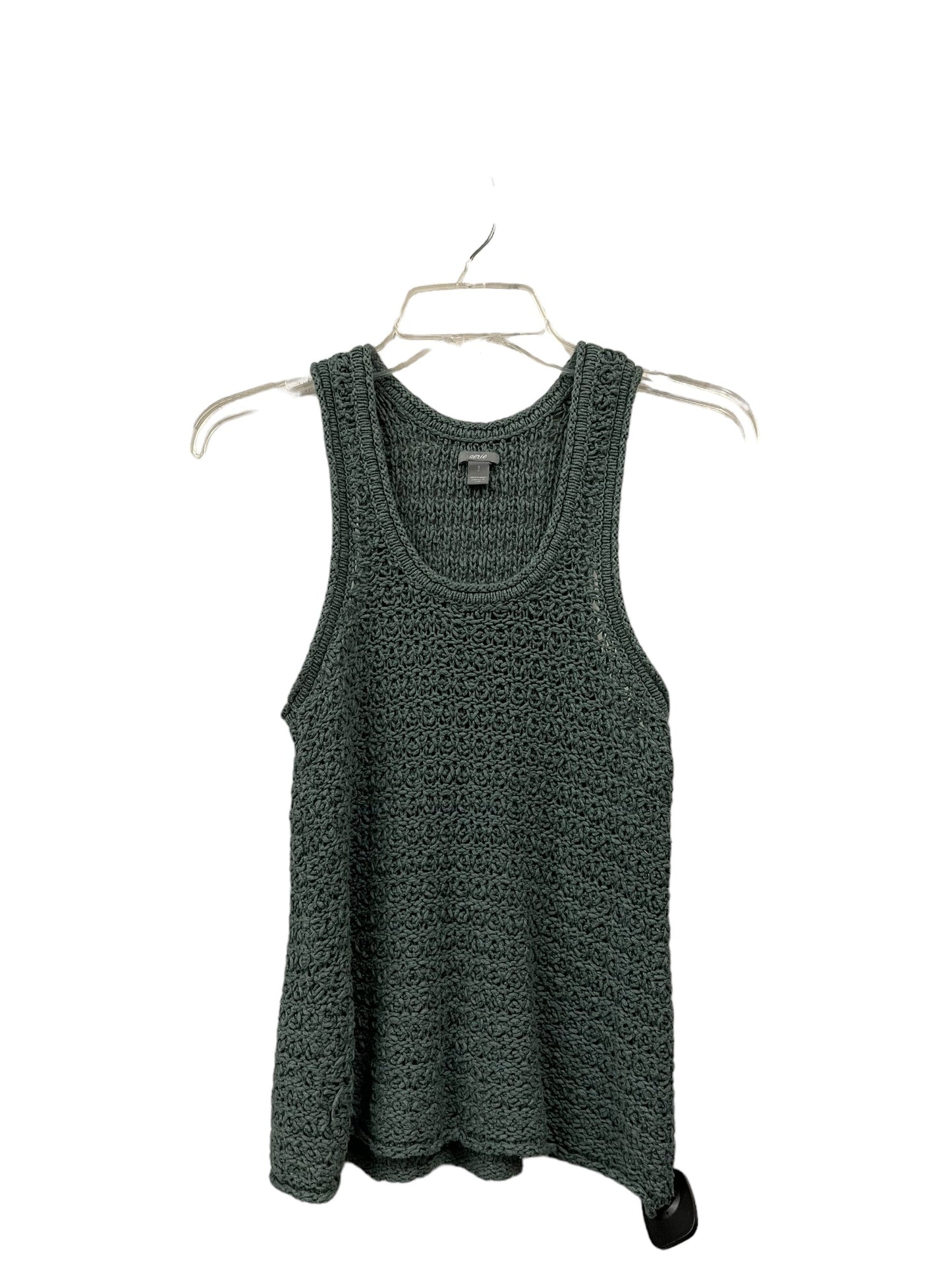 Top Sleeveless By Aerie In Green, Size: S