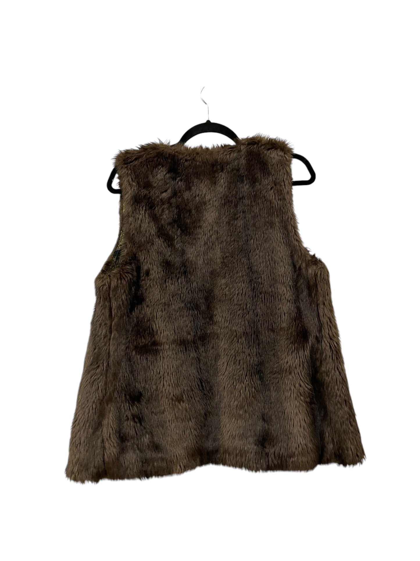 Vest Faux Fur & Sherpa By Sanctuary In Brown, Size: M